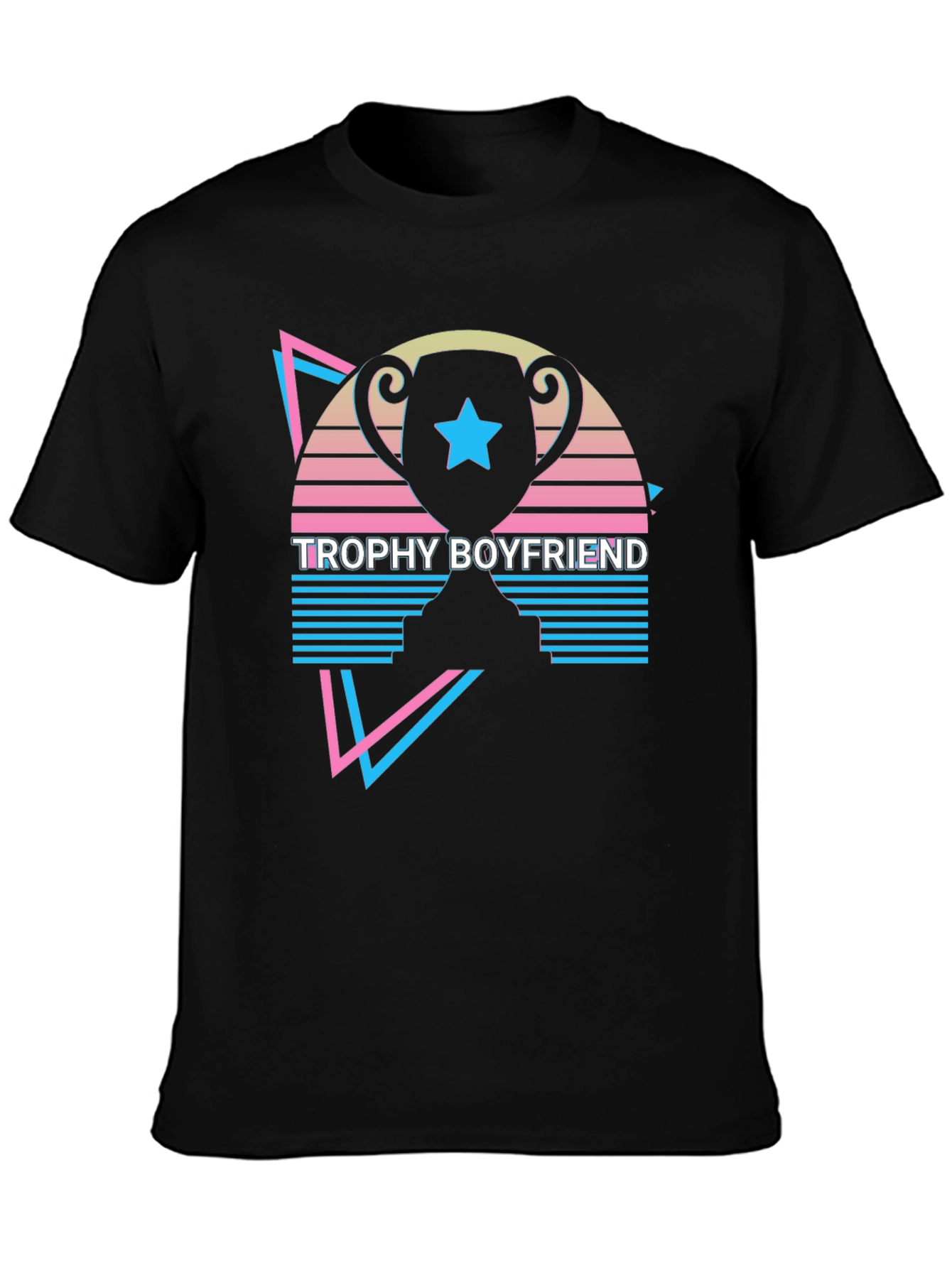 Black Trophy Boyfriend Graphic T-Shirt view 3