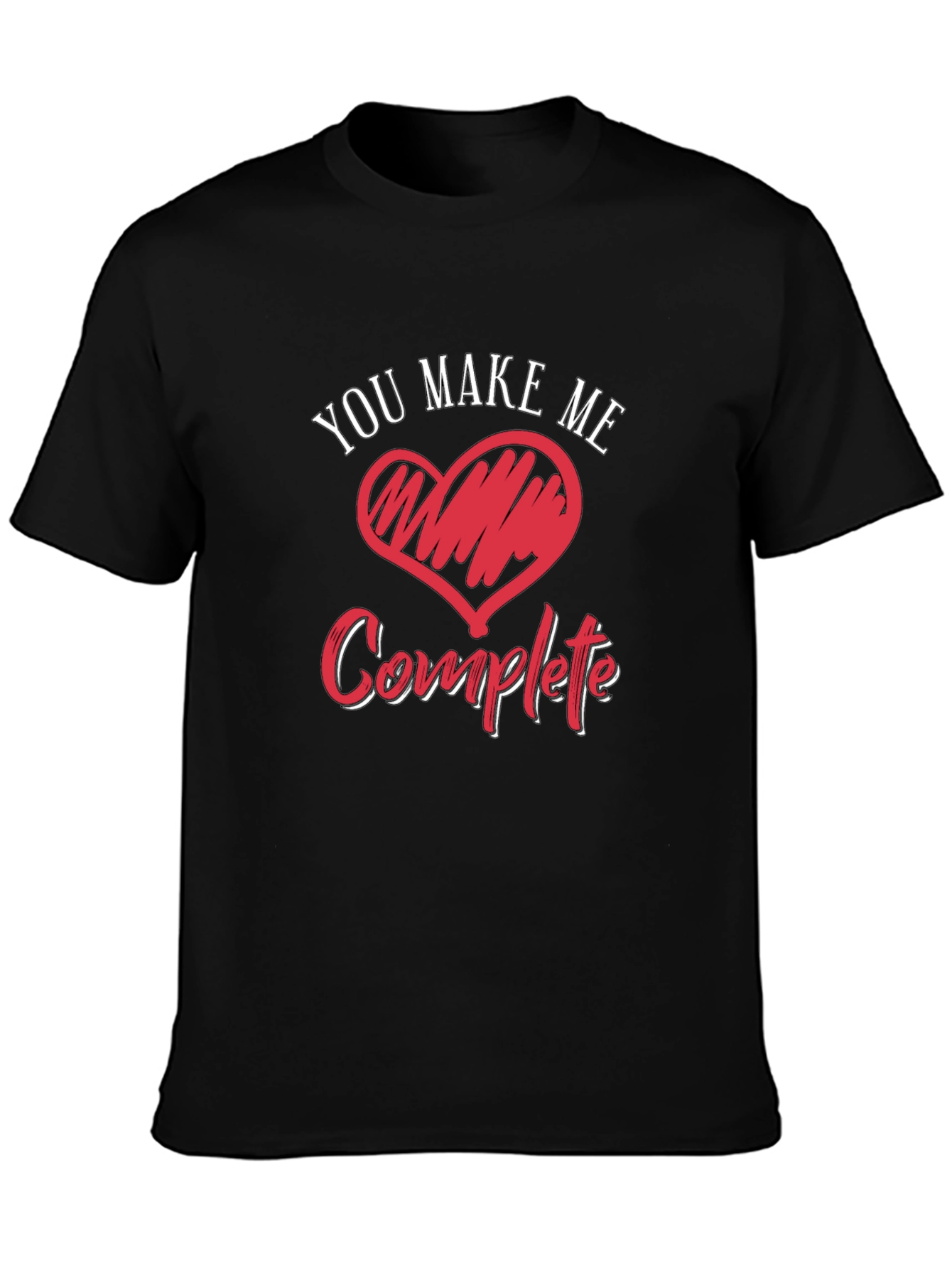 Black You Make Me Complete Graphic Tee view 3