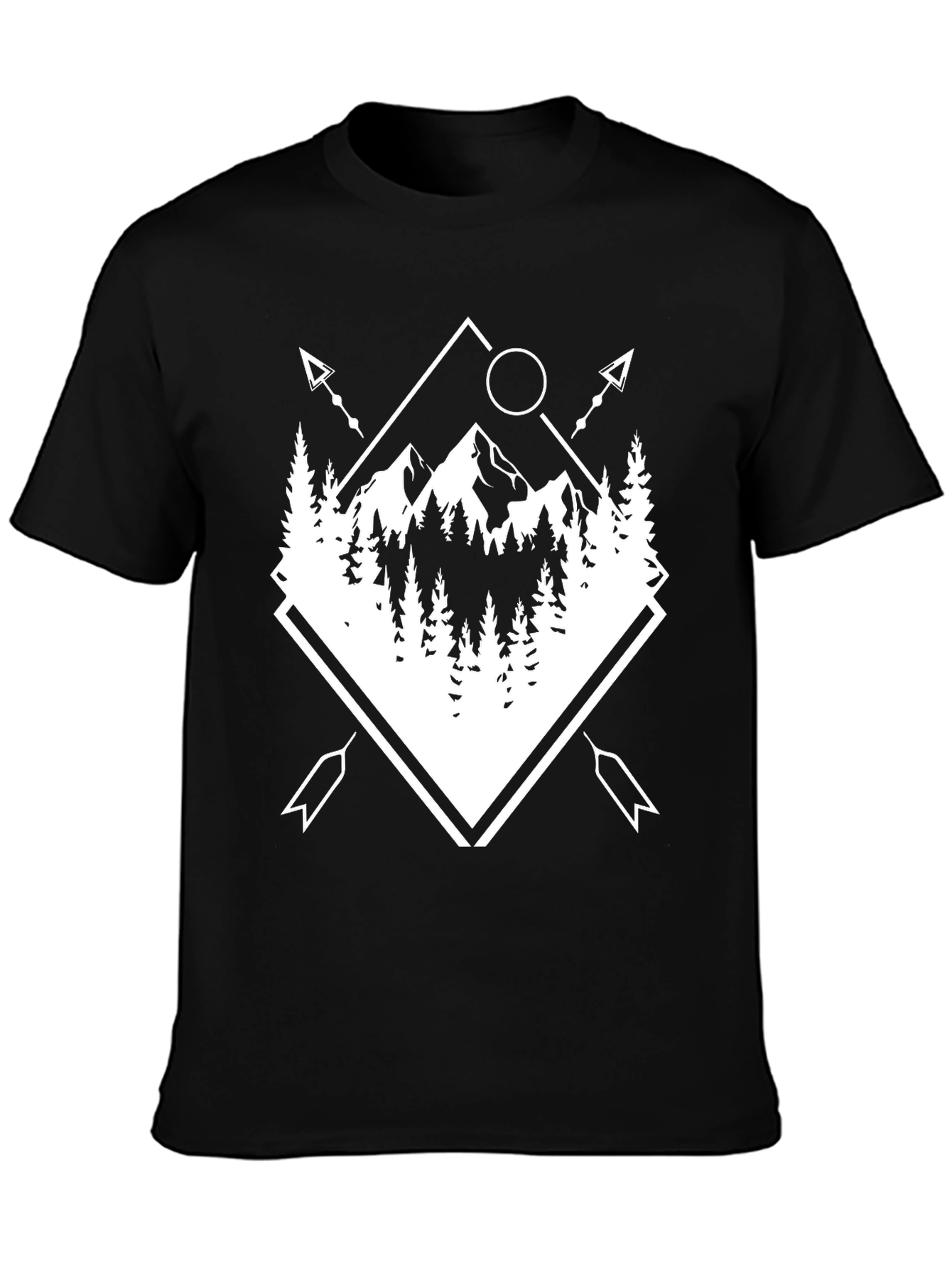 Black Mountain Graphic Tee: Nature Lover Apparel view 3