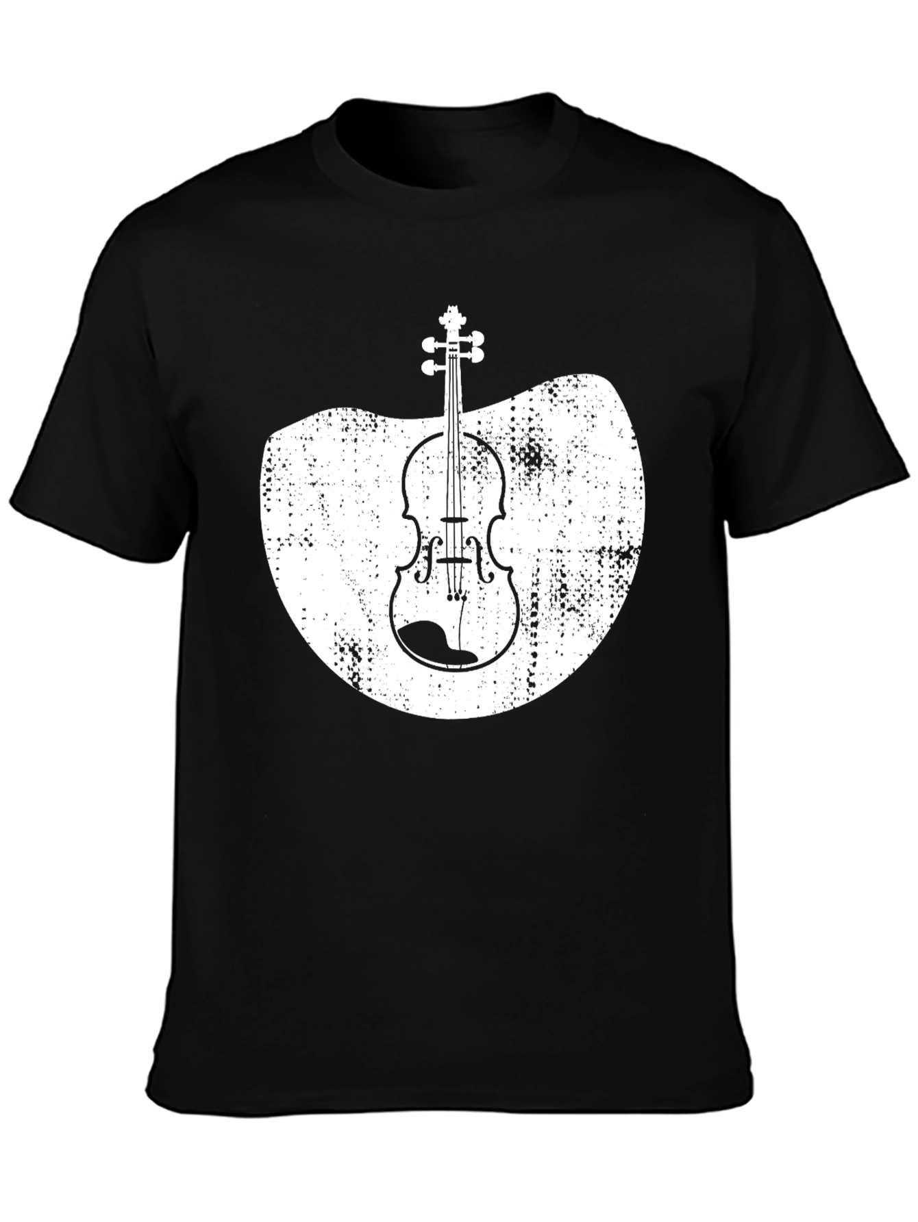 Black Violin Graphic Black T-Shirt view 3