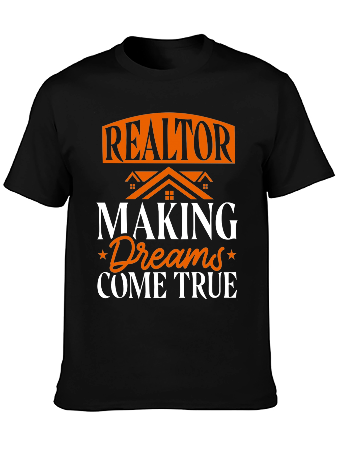 Black Realtor Making Dreams Come True Graphic T-Shirt view 3