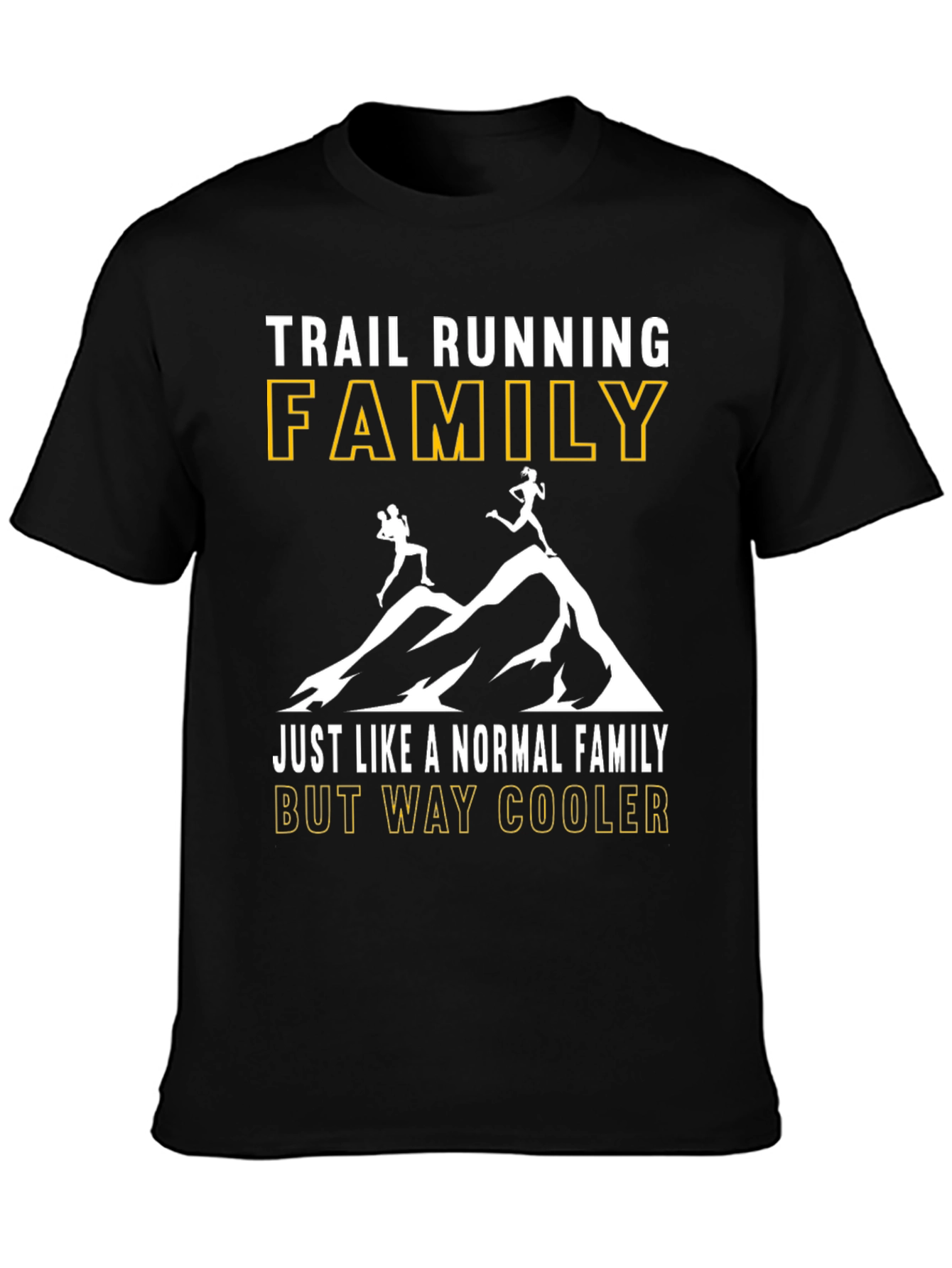 Trail Running Family T-Shirt - Cool Runner Tee - 3