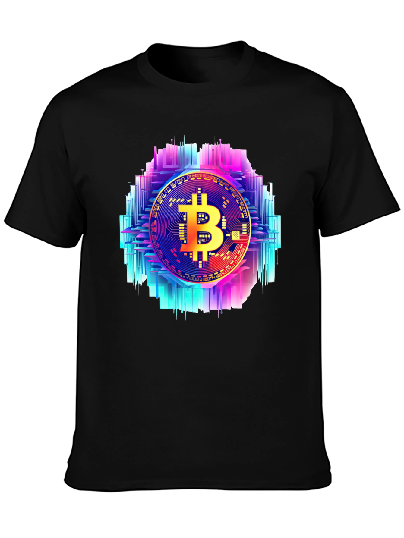Bitcoin Circuit Graphic Tee - Crypto Style - 3