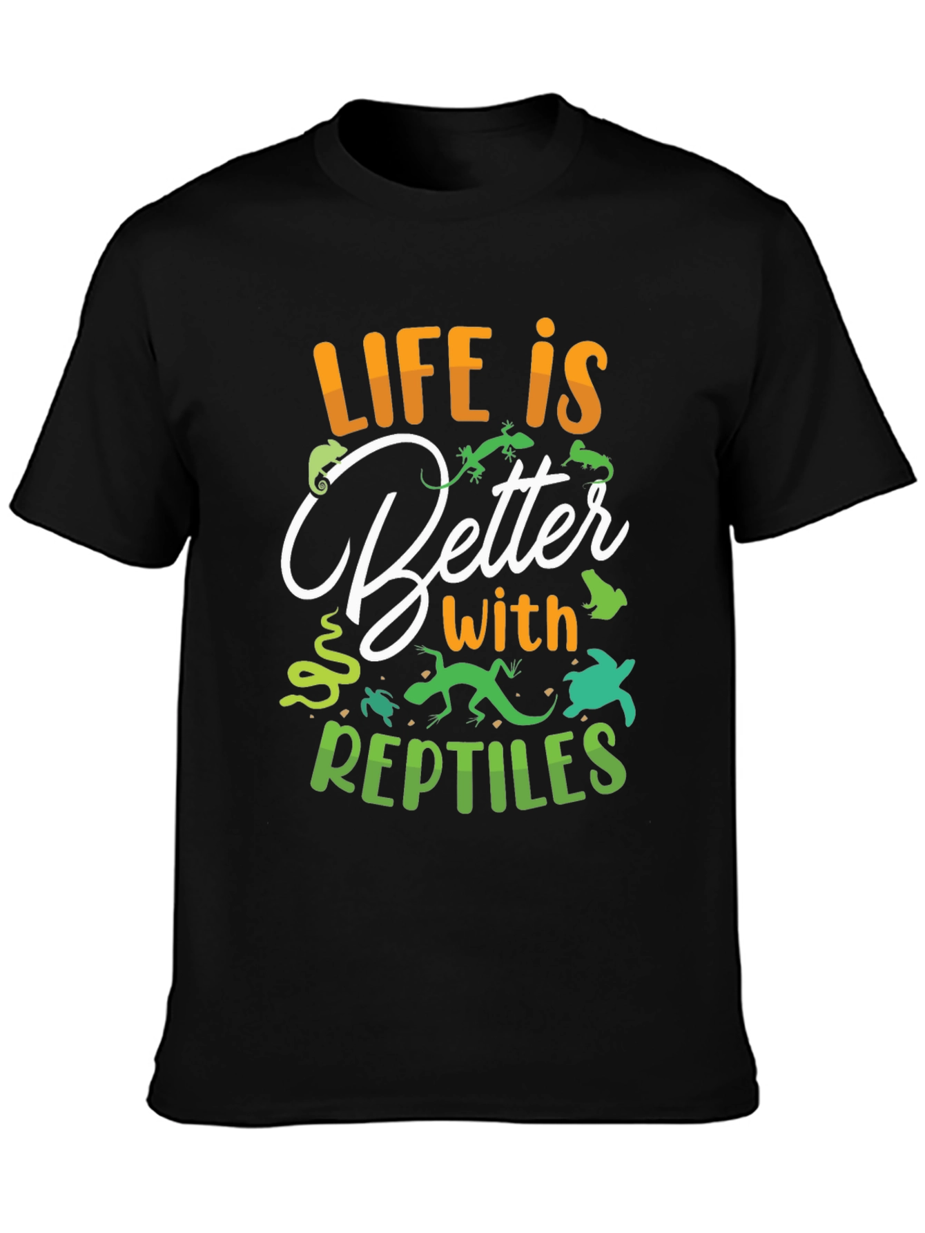 Reptile Lover T-Shirt - Life is Better - 3