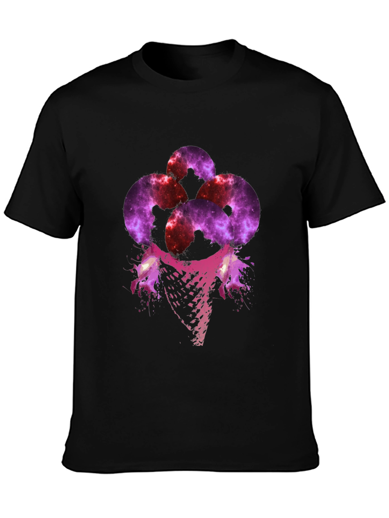 Galaxy Circles Graphic Tee - Unique Design T-Shirt - 3