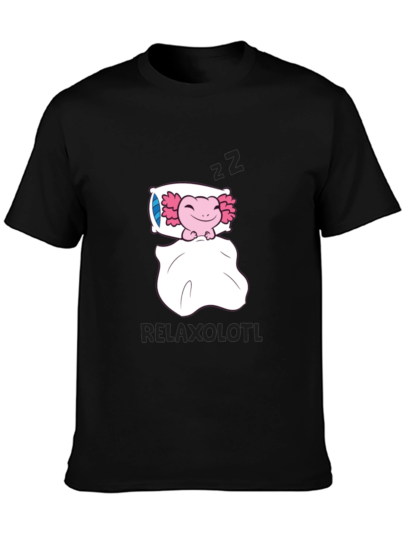 Relaxolotl T-Shirt: Sleepy Axolotl Design - 3
