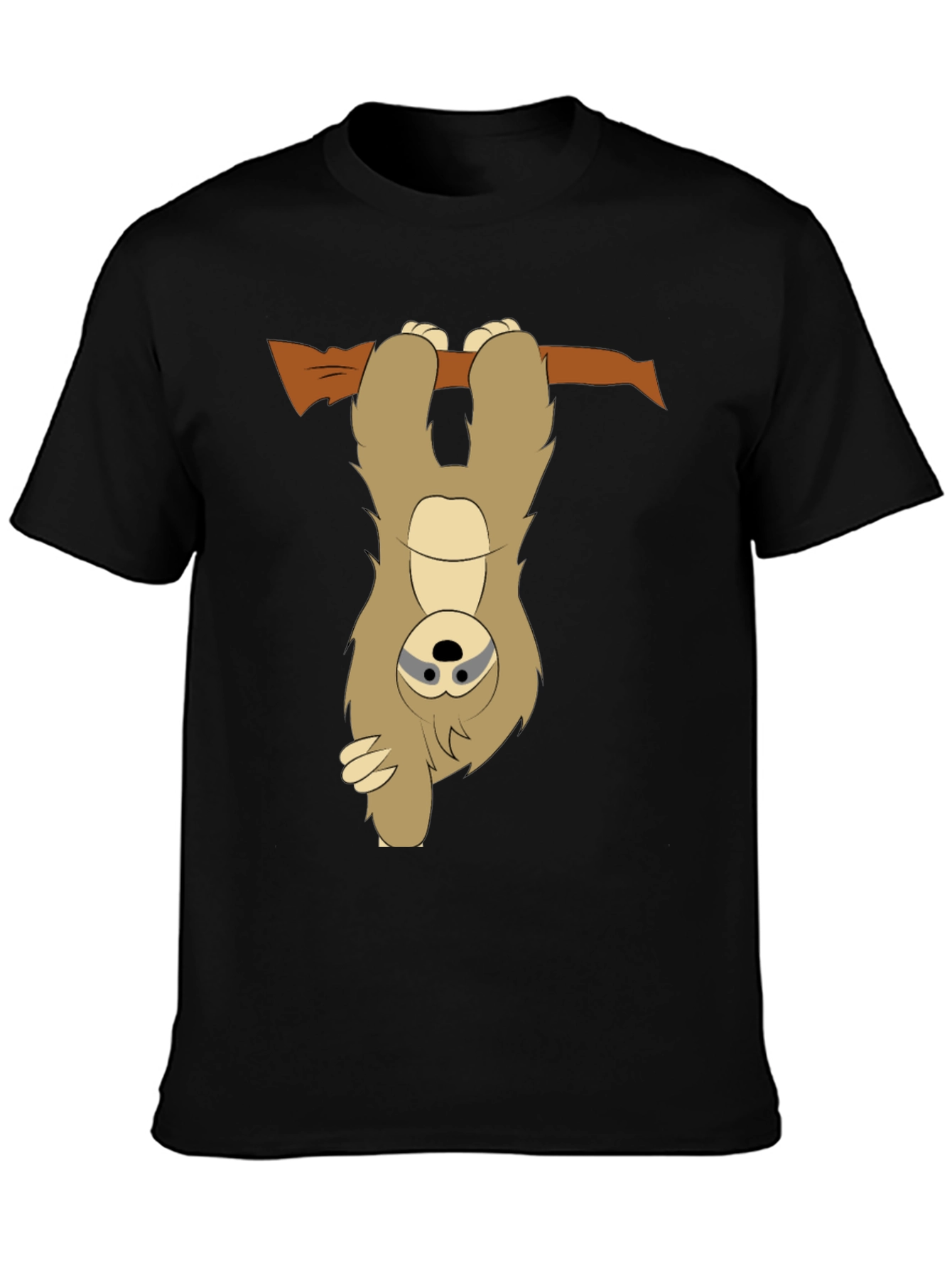 Sloth Hanging Upside Down Men's Graphic T-Shirt - 3
