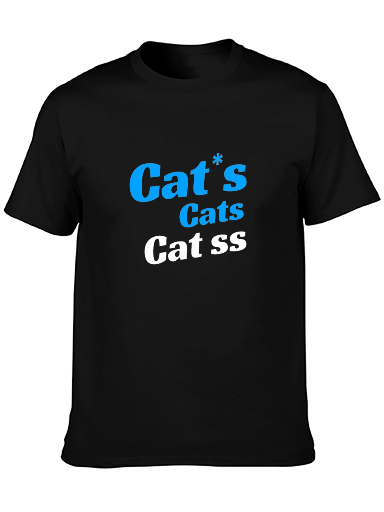 Black Cat's T-Shirt - Funny Graphic Tee view 3