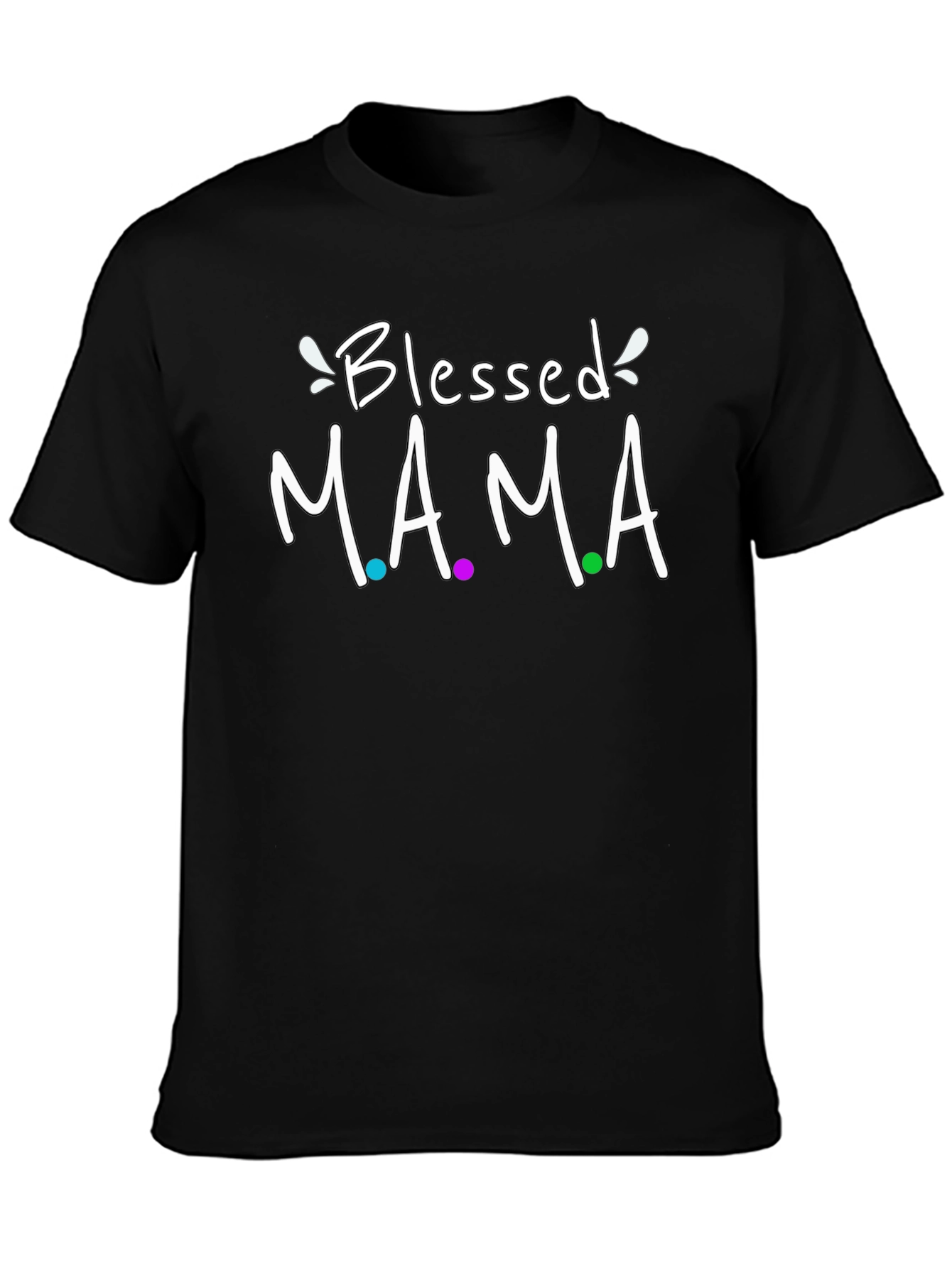 Blessed Mama Graphic Tee - Cute Mom Shirt - 3