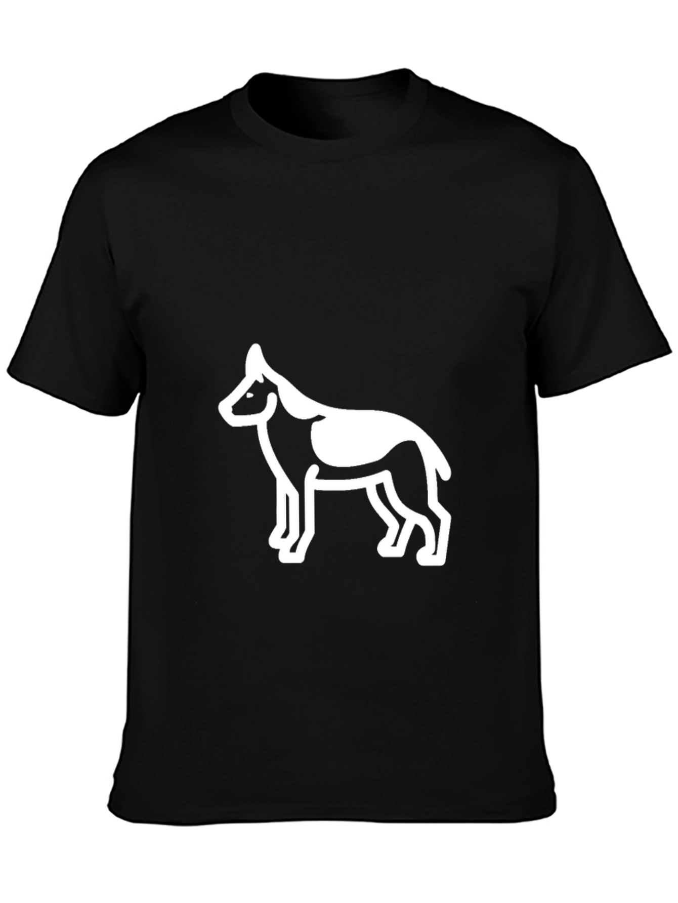 Black Dog Graphic Black T-Shirt view 3