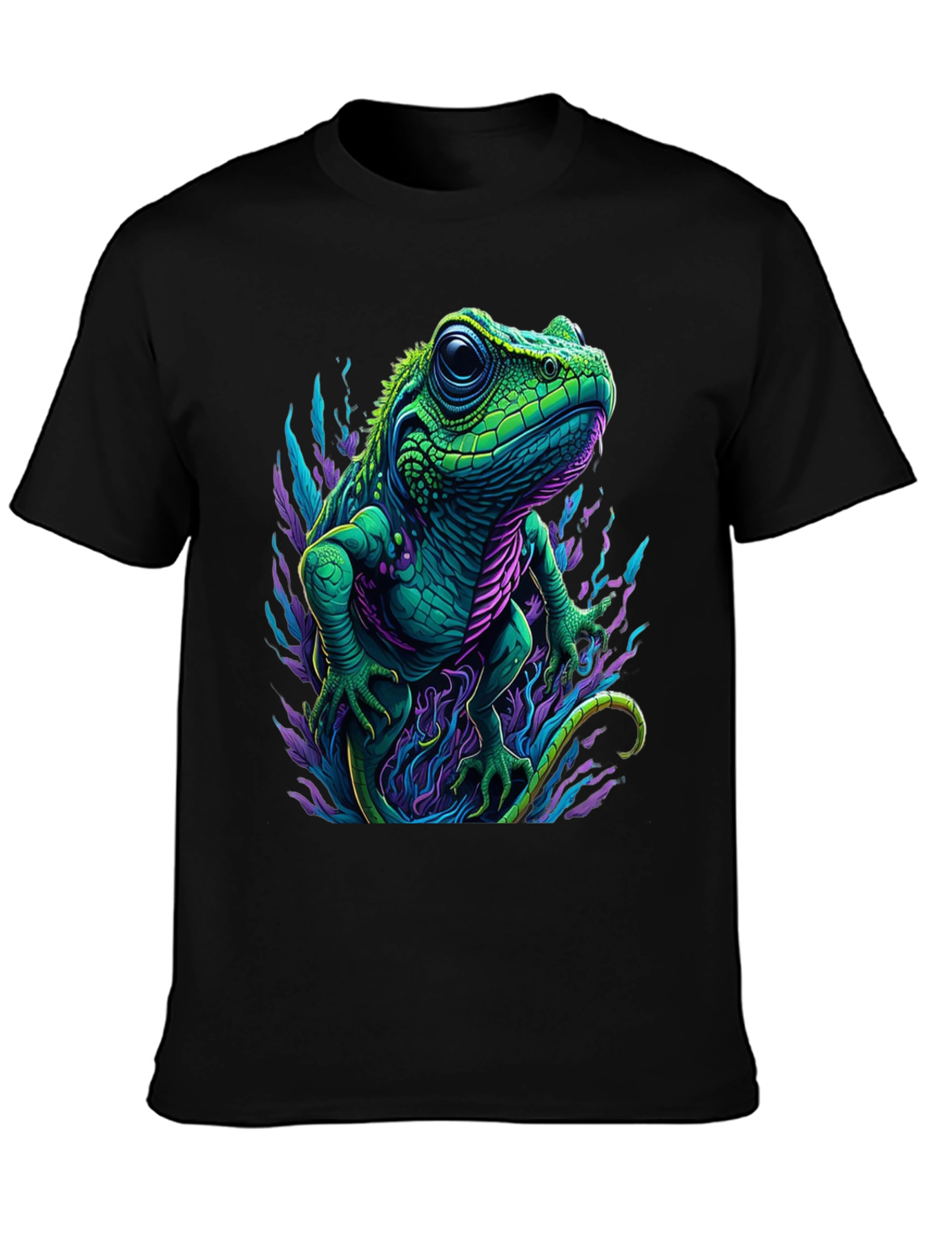 Black Lizard Graphic T-Shirt view 3