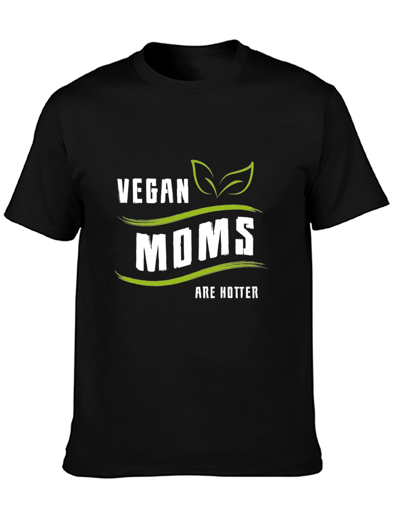 Vegan Moms are Hotter T-Shirt - Black - 3