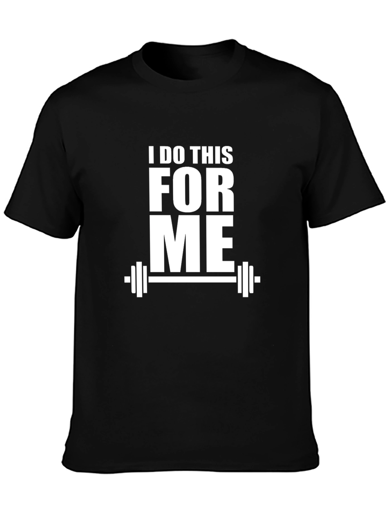 Black I Do This For Me Gym T-Shirt view 3