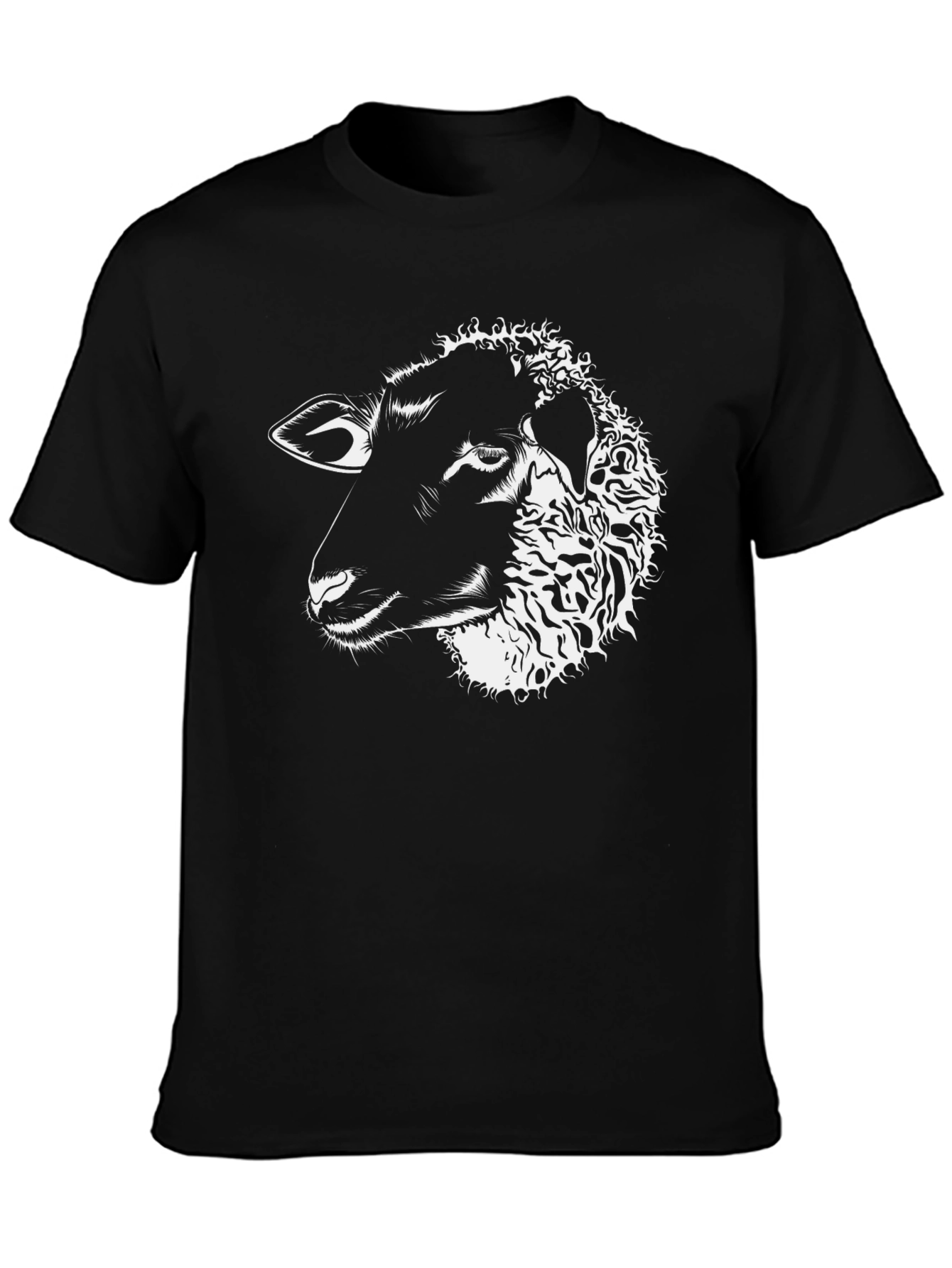 Black Black Sheep Graphic Tee - Unique Design view 3