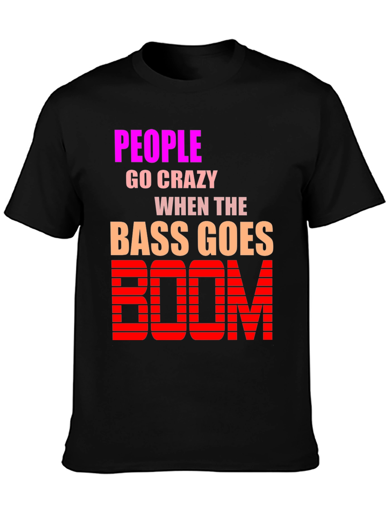 Black Bass Goes Boom Graphic Tee view 3