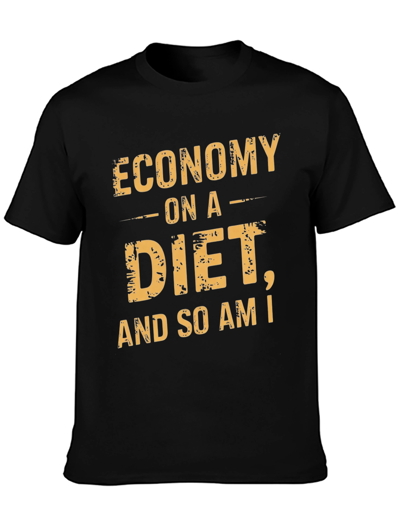 Black Economy on a Diet Graphic Tee view 3