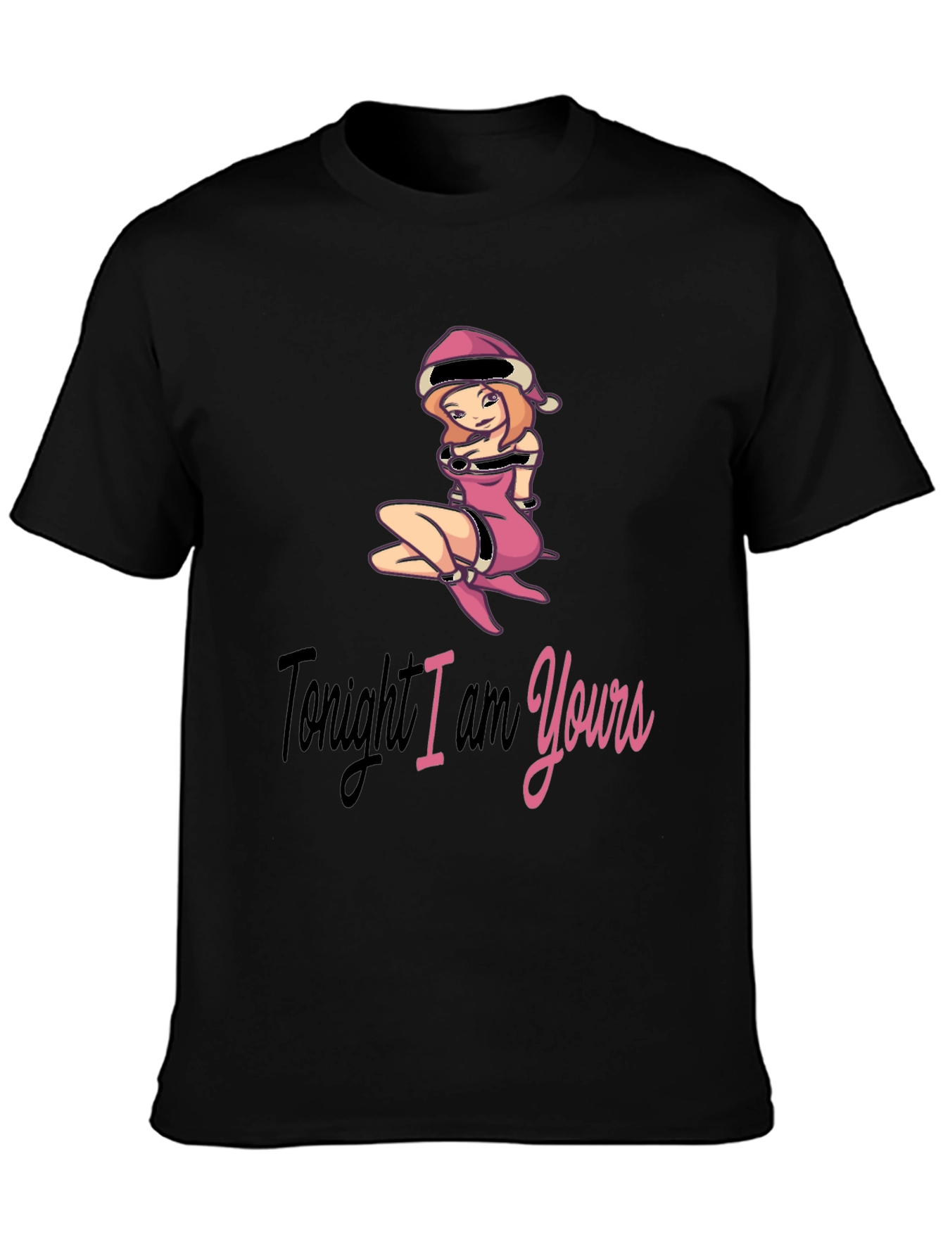Black Tonight I am Yours T-Shirt view 3