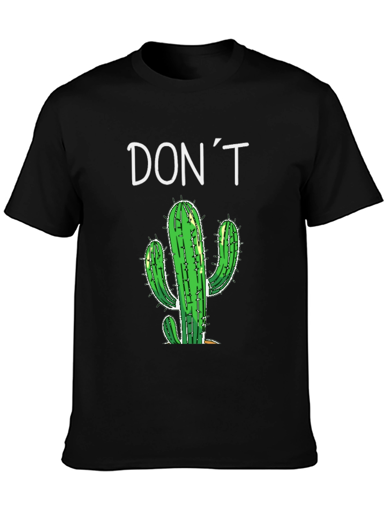 Black Don't Prick Me Cactus Graphic Tee - Unisex view 3