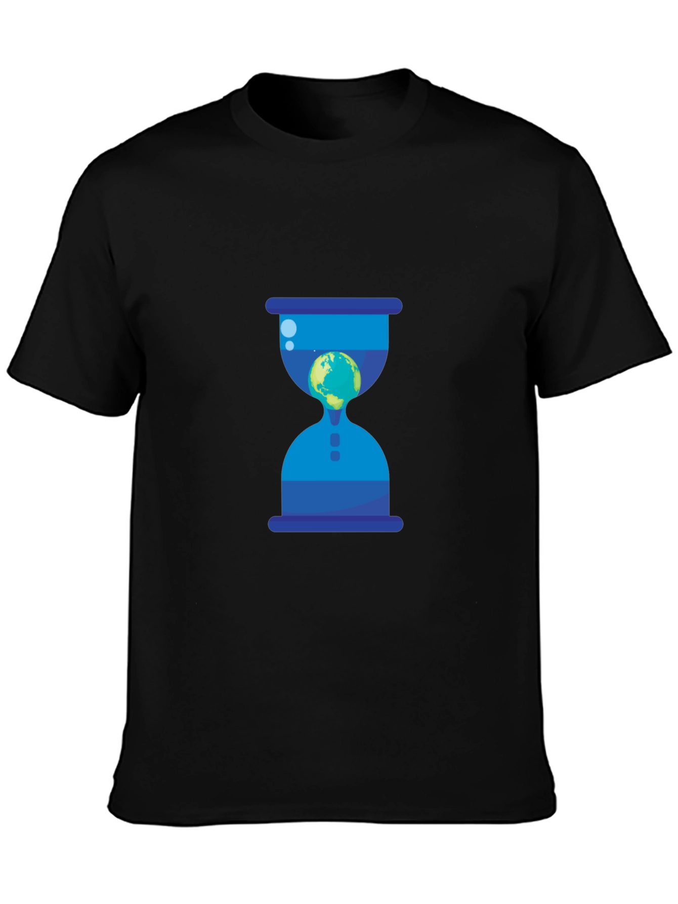 Black Earth Hourglass Graphic Tee - Save the Planet view 3