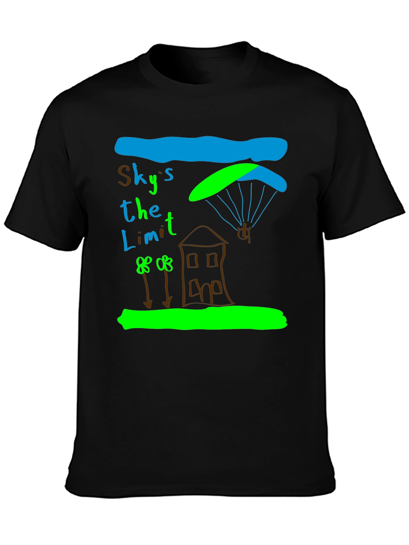 Black Sky's the Limit Graphic T-Shirt view 3