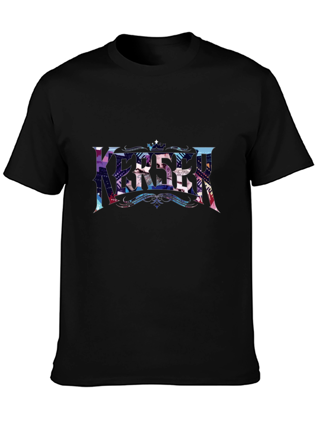 Black Kresev Band Tee - Unique Design view 3