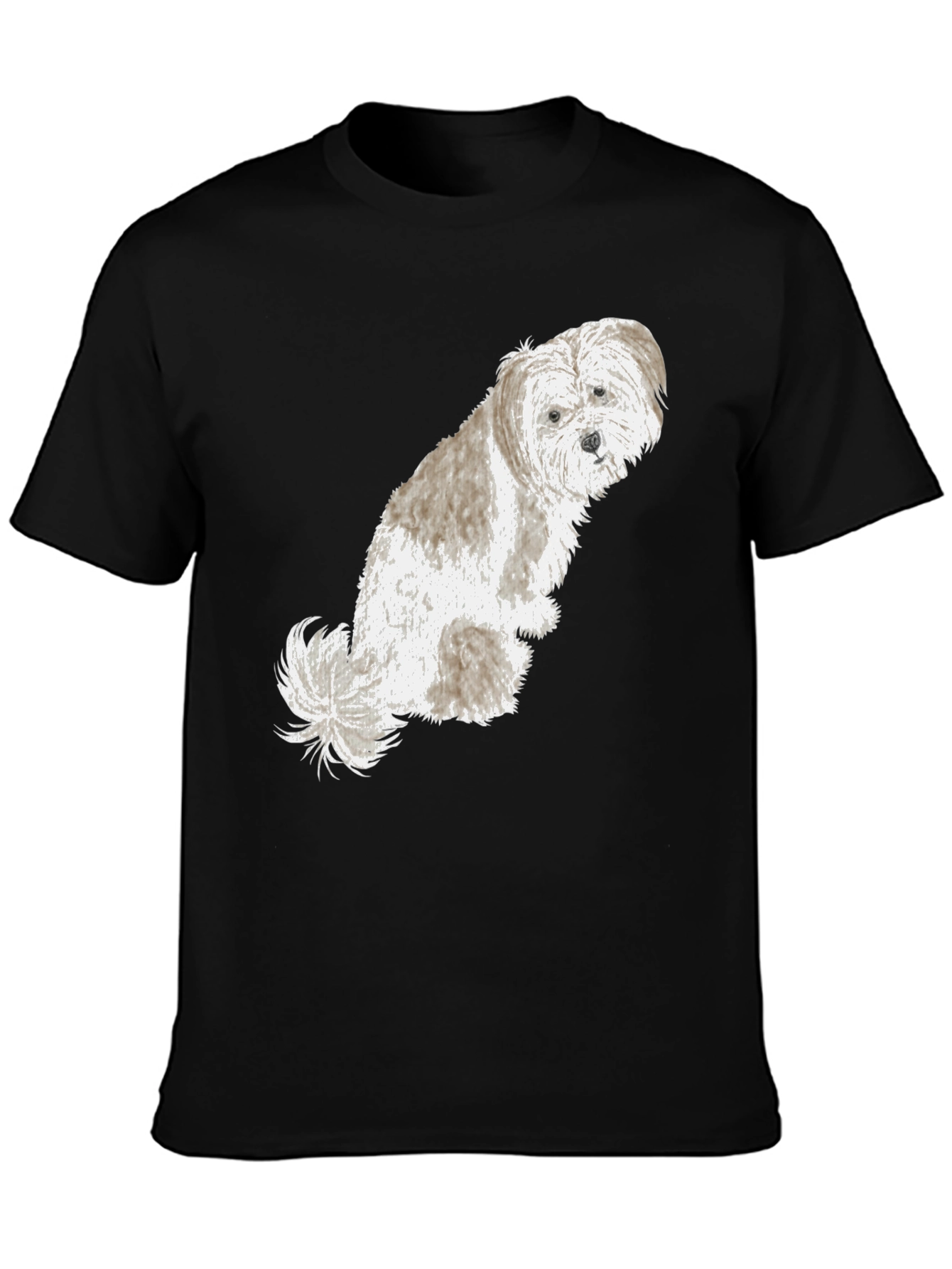 Black Dog Graphic T-Shirt - Black view 3