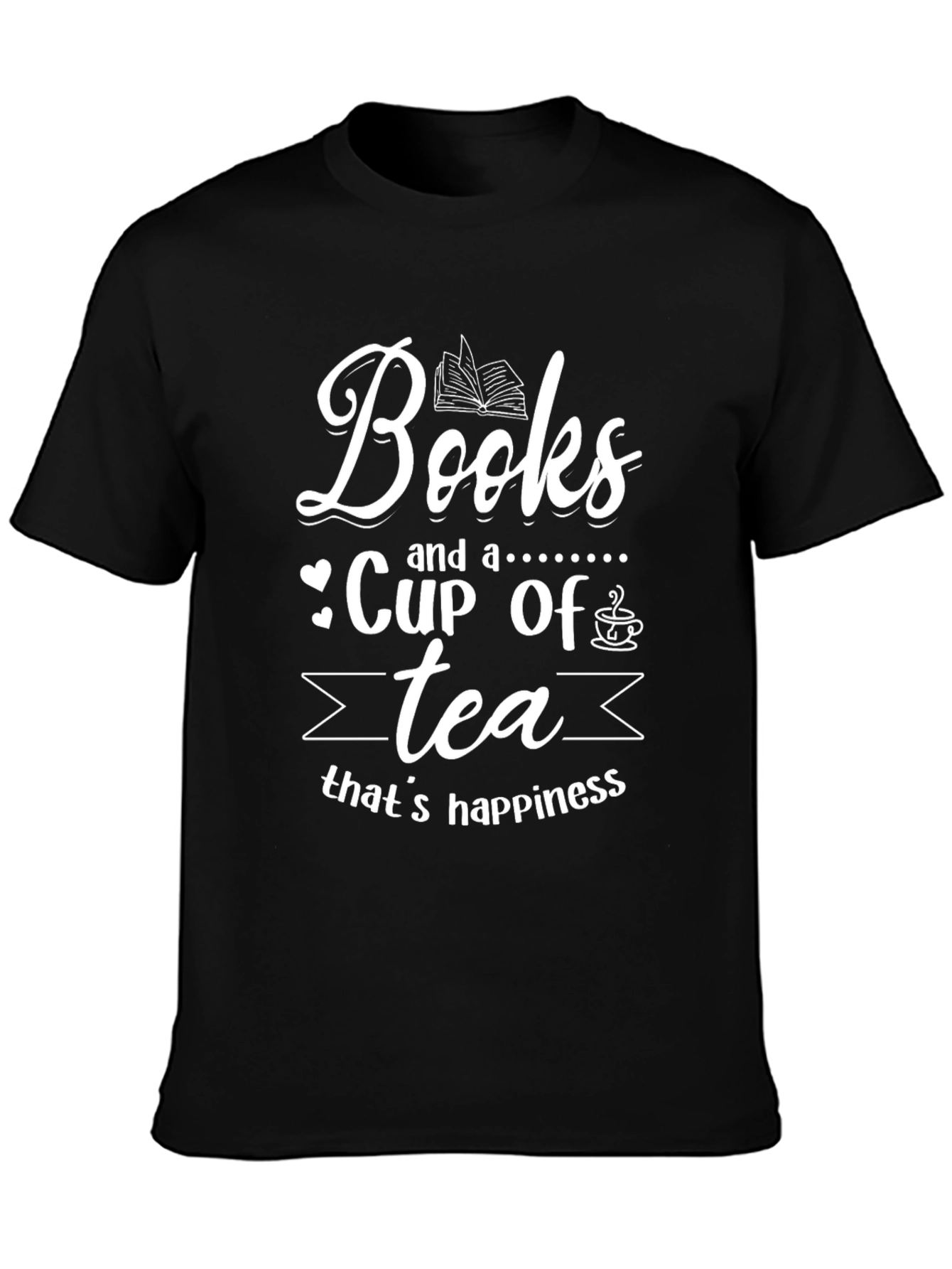 Black Books & Tea Graphic T-Shirt view 3