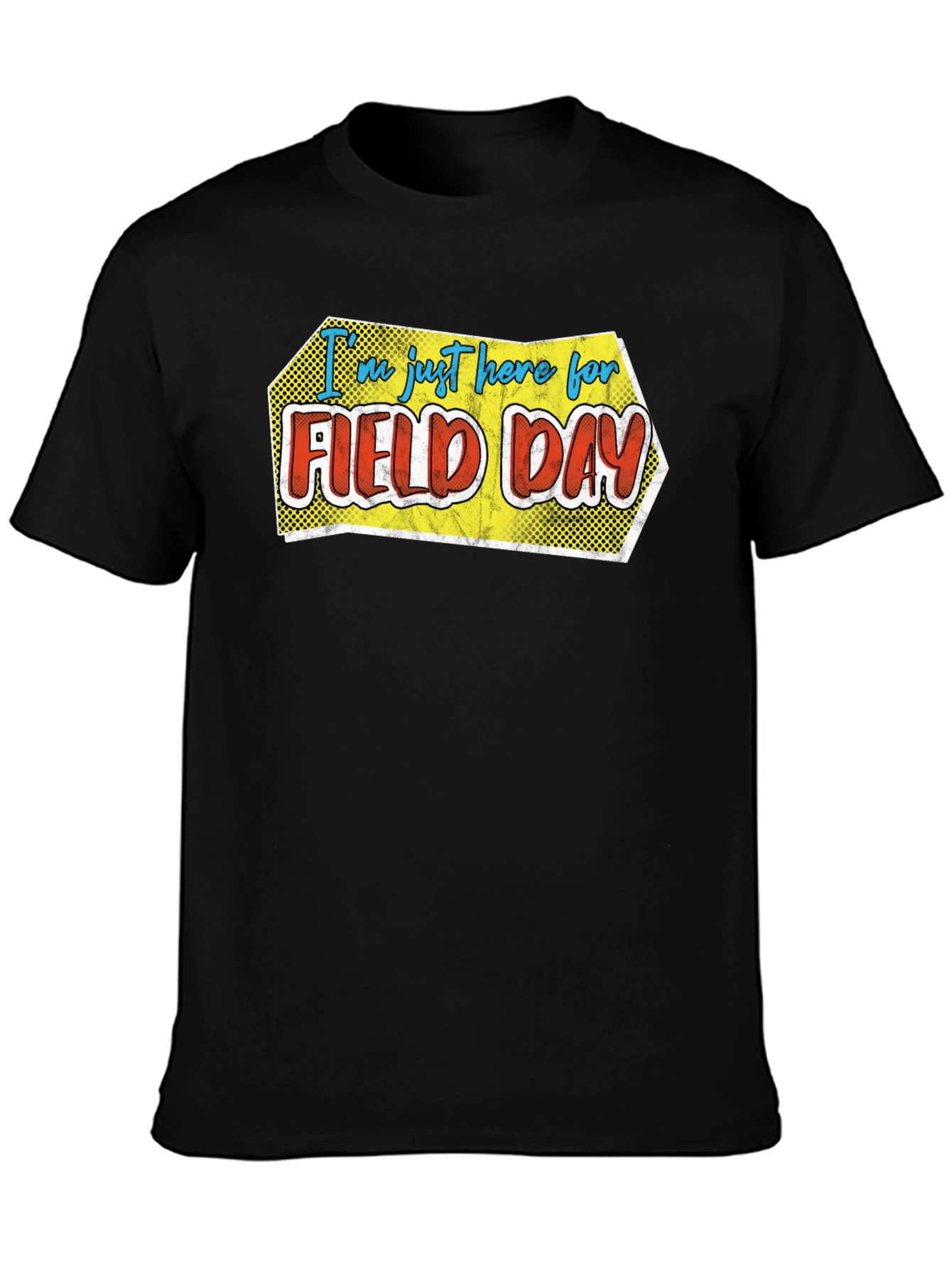 Black Field Day T-Shirt - Fun Event Tee view 3