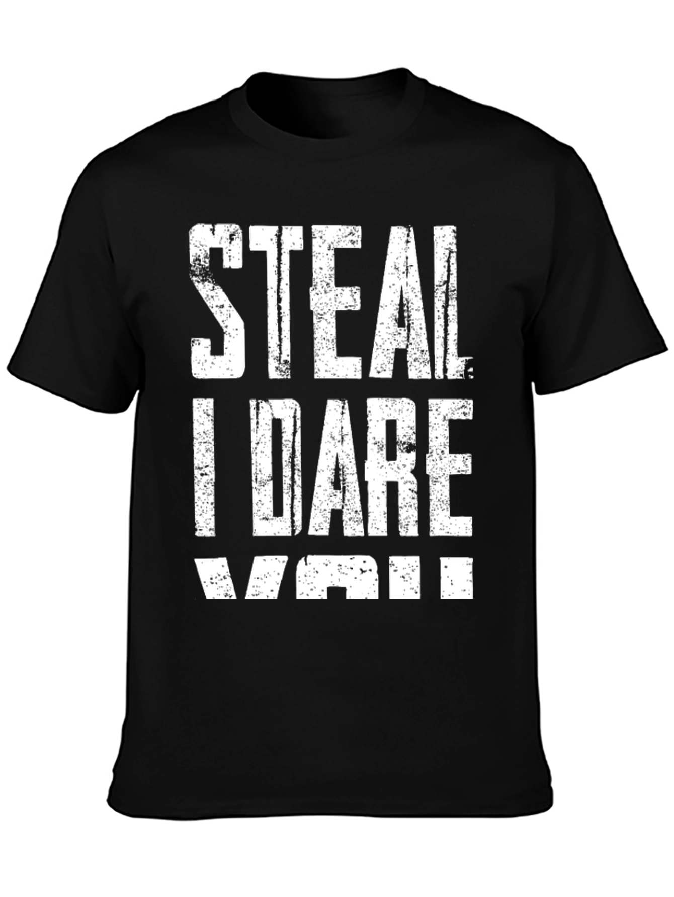 Black Steal I Dare You Graphic Tee view 3