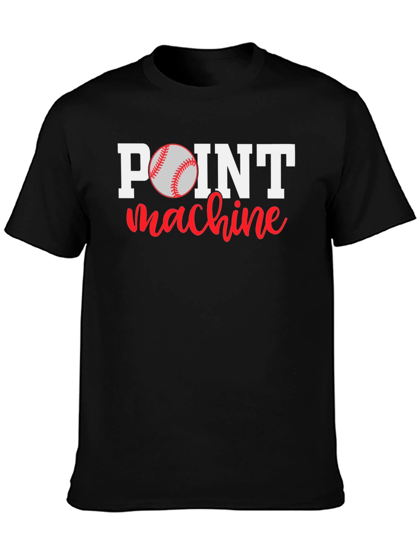 Black Point Machine Baseball Graphic T-Shirt view 3