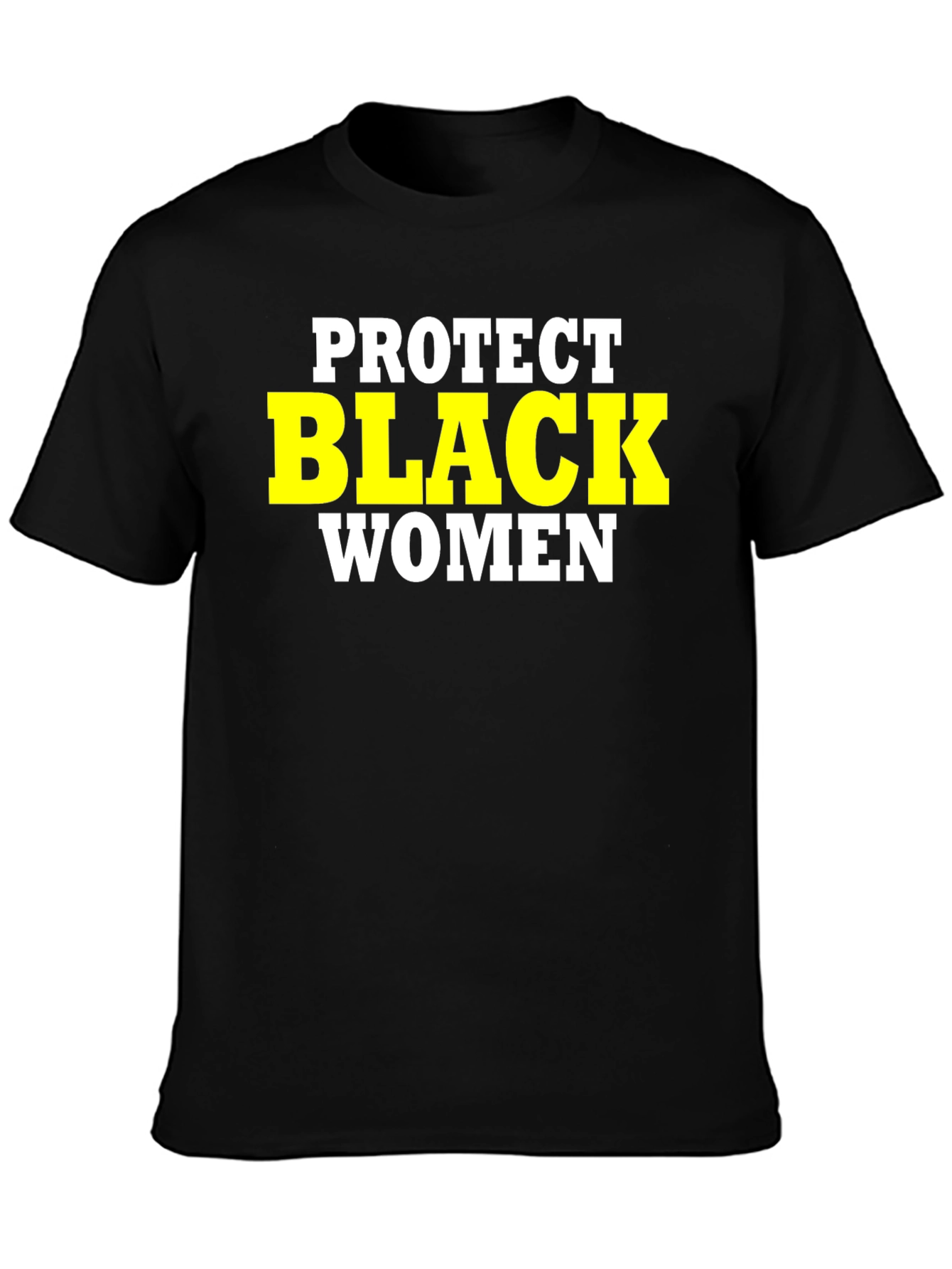 Black Protect Black Women Graphic Tee - Black view 3