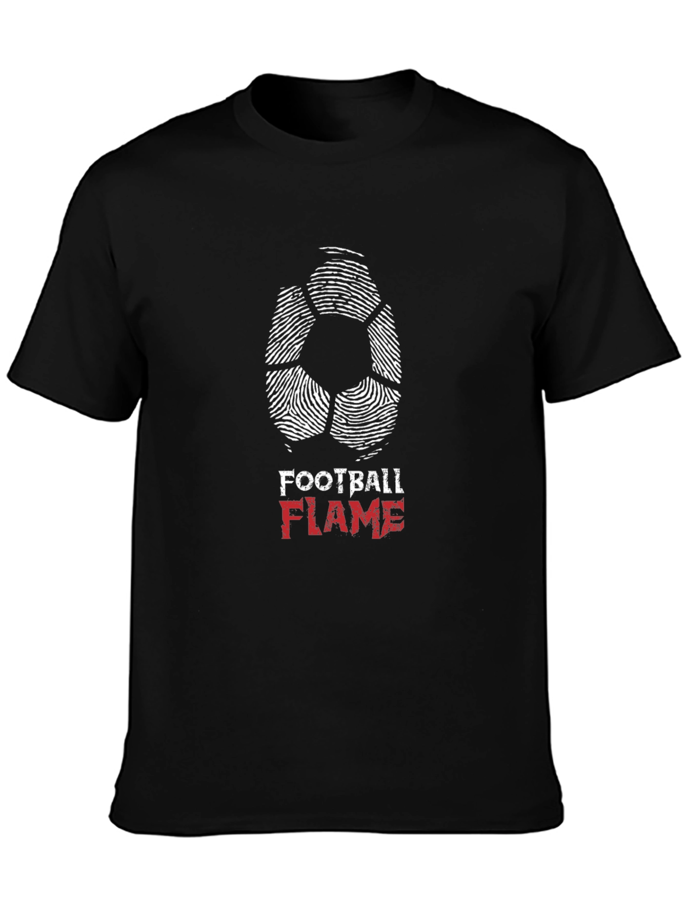 Football Flame Graphic T-Shirt - 3