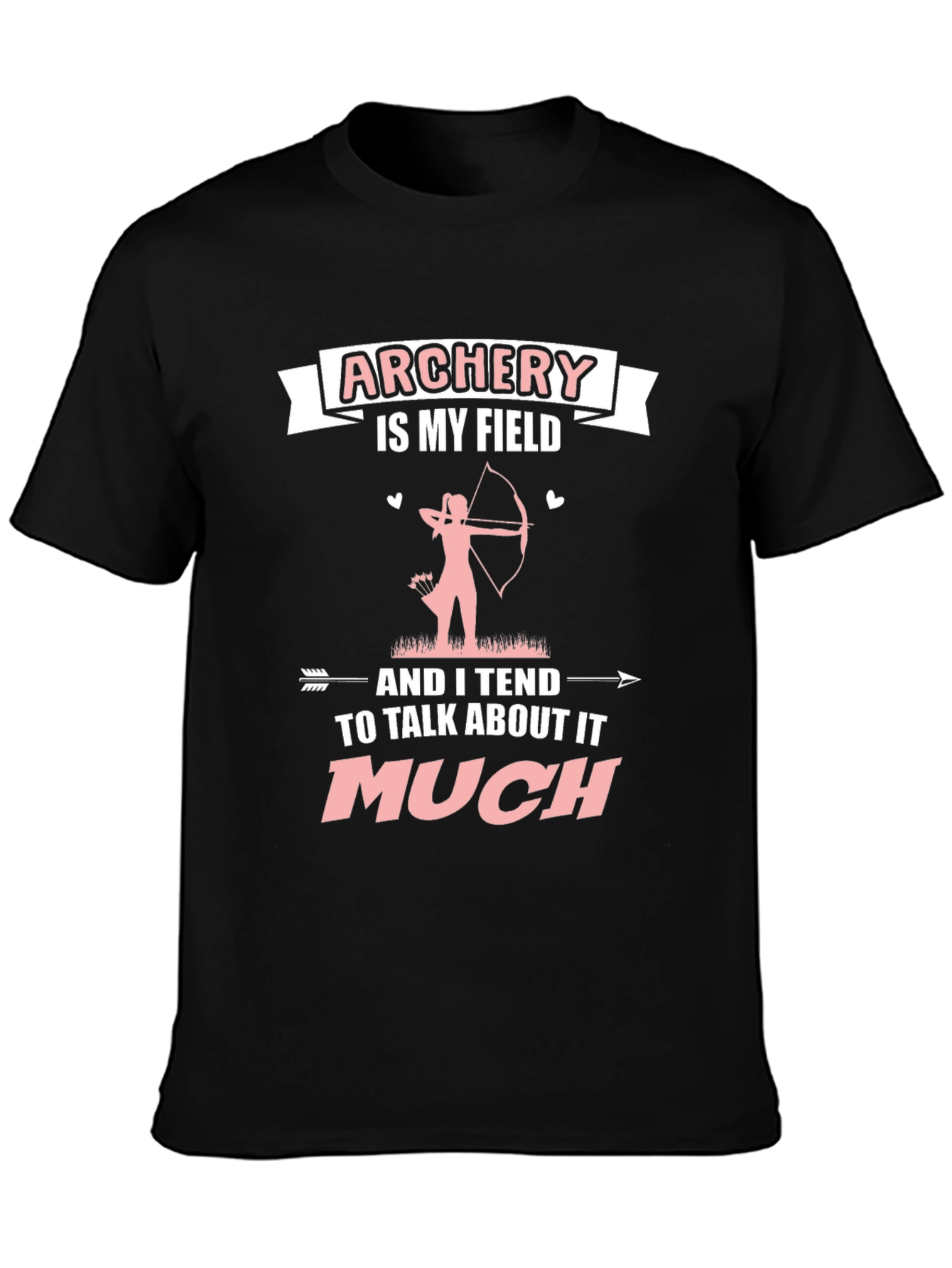 Black Archery Is My Field T-Shirt view 3