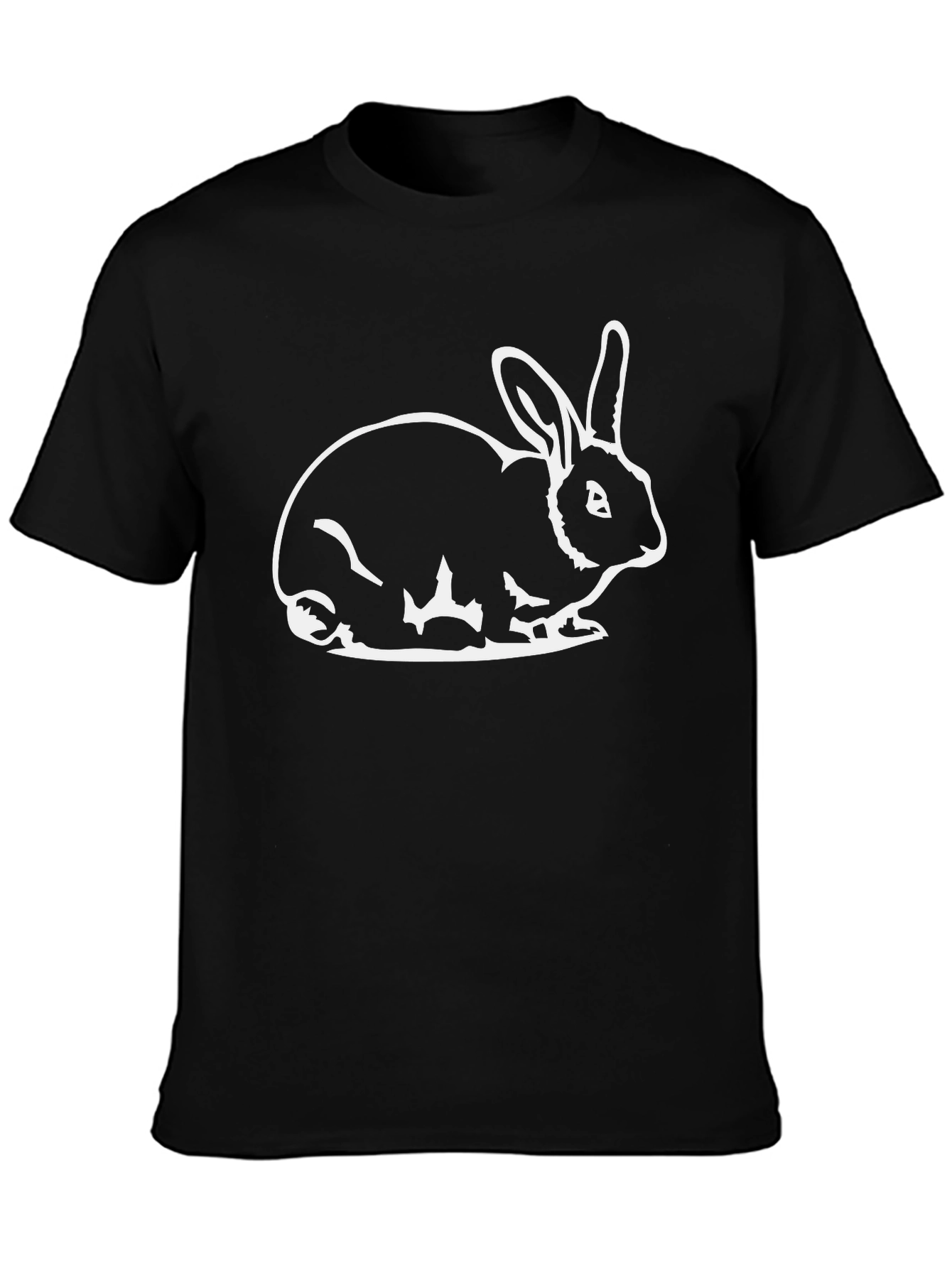Black Black Rabbit Graphic Tee - Stylish Comfort view 3
