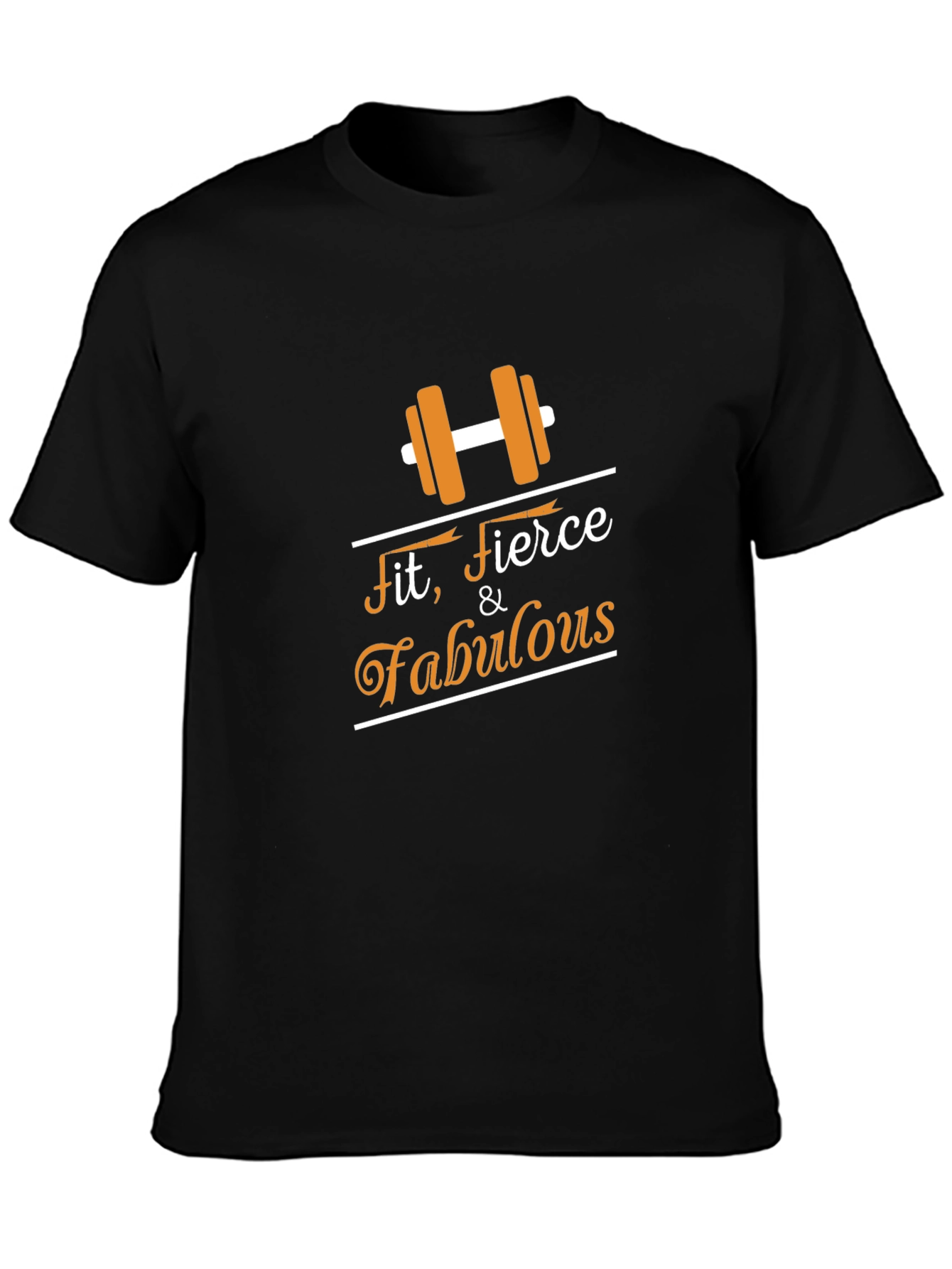 Black Fit, Fierce & Fabulous T-Shirt view 3