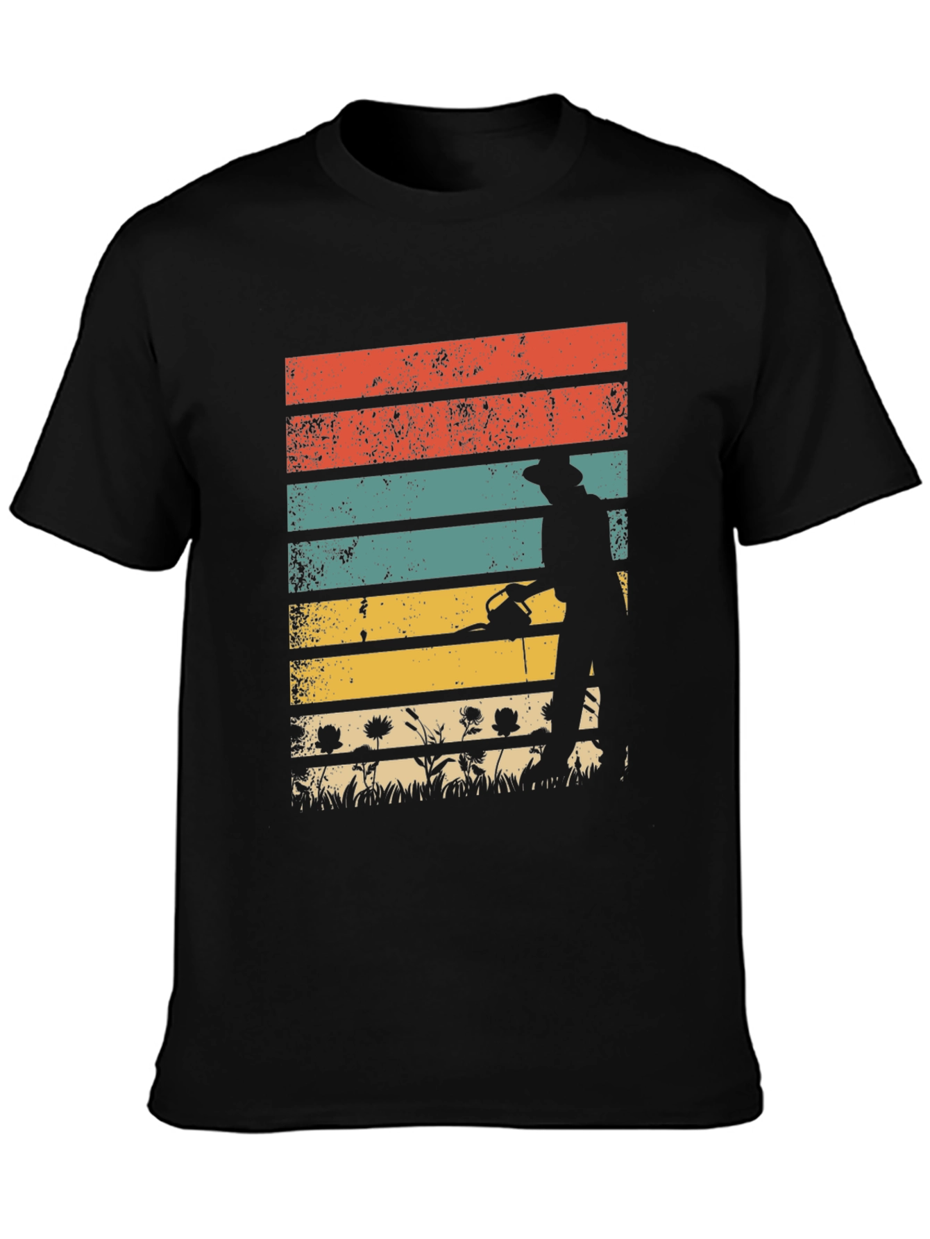 Gardener Sunset Graphic Tee - Retro Style - 3