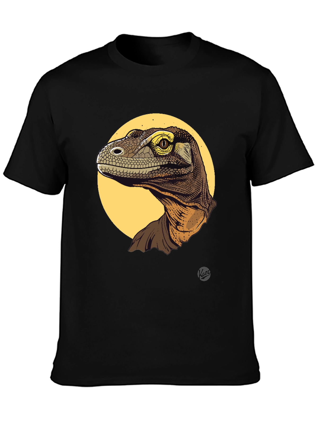 Black Dino Graphic T-Shirt view 3