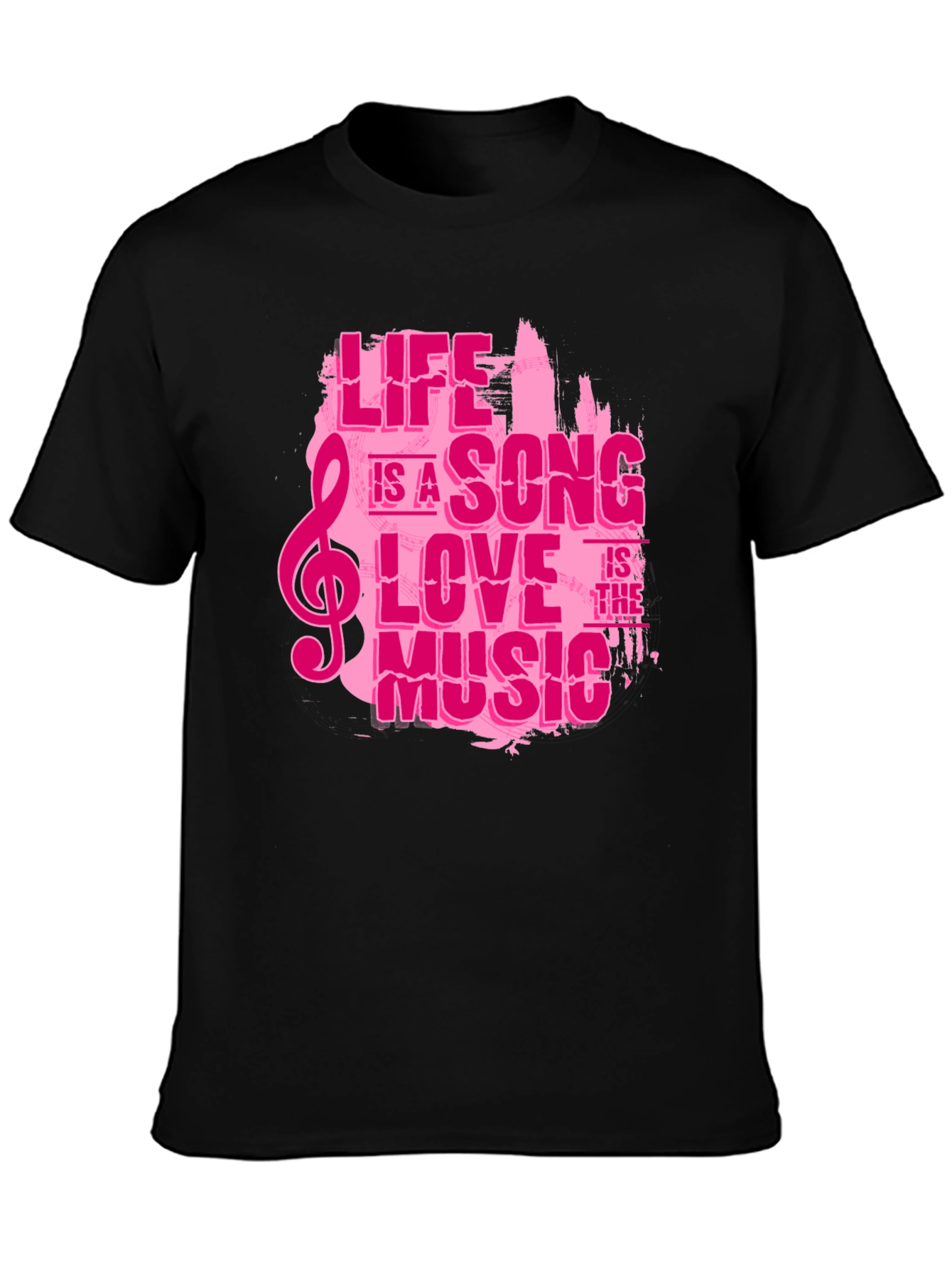 Black Life is a Song Black Graphic Tee view 3