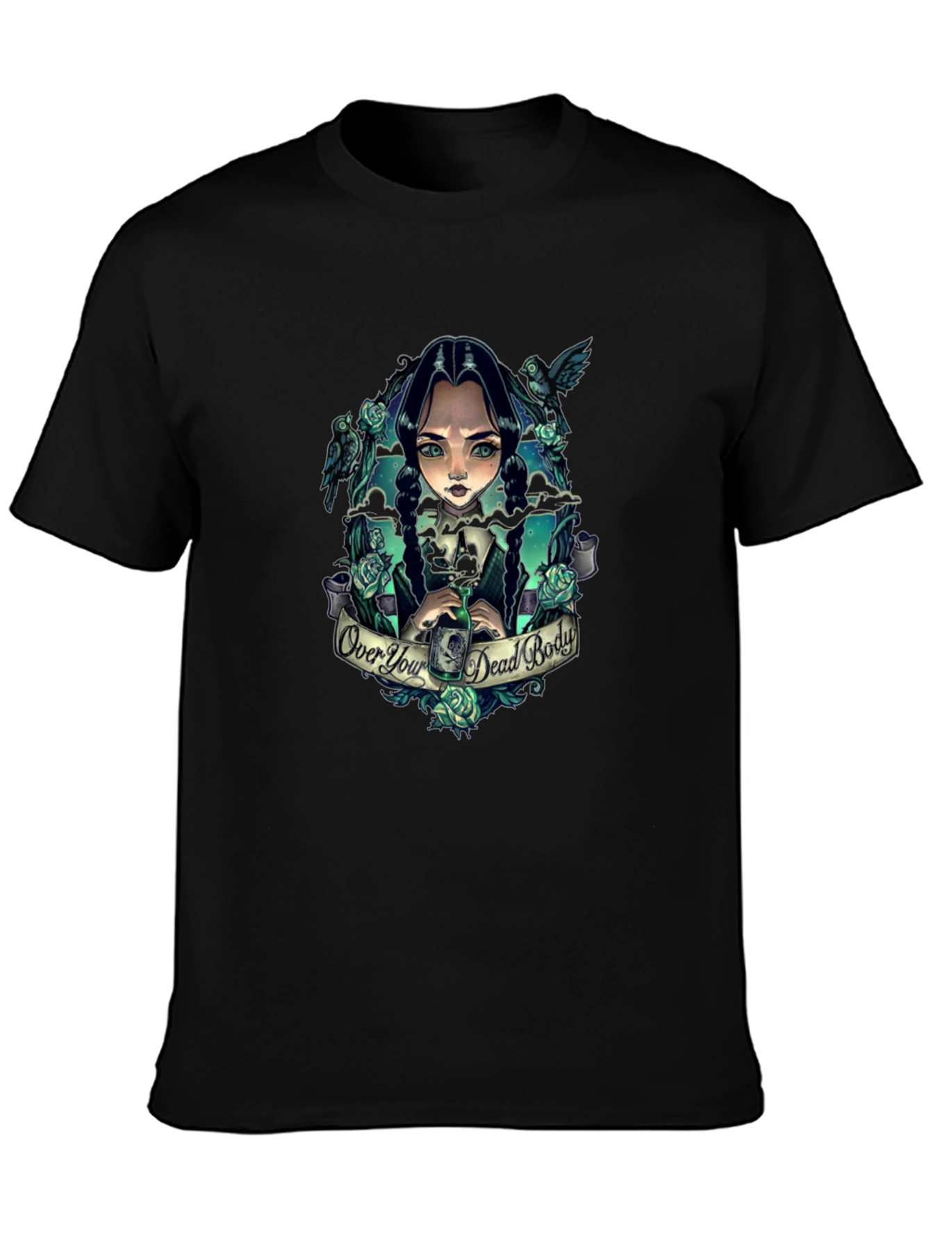 Black Wednesday Addams T-Shirt - Over Your Dead Body view 3
