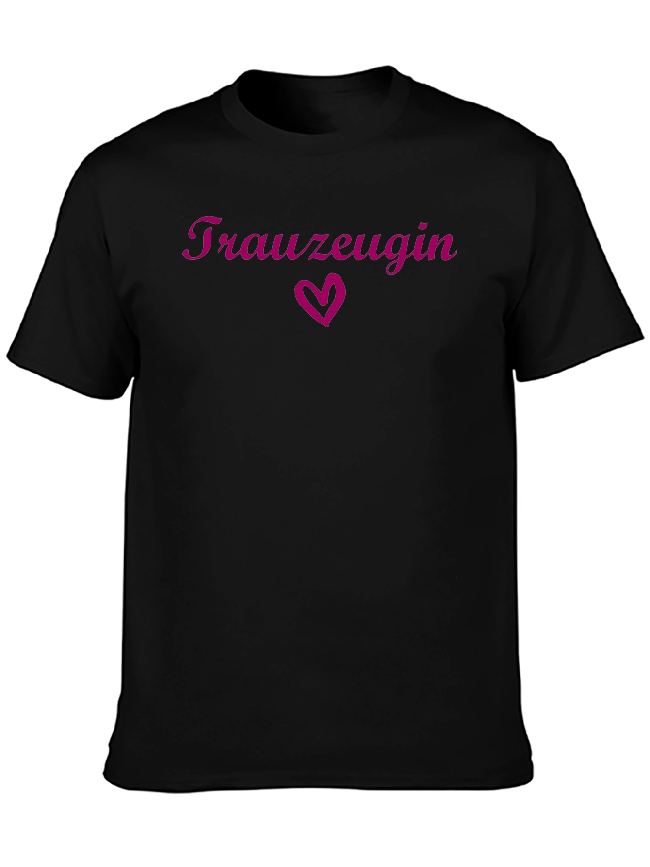 Black Trauzeugin Wedding Crew T-Shirt view 3