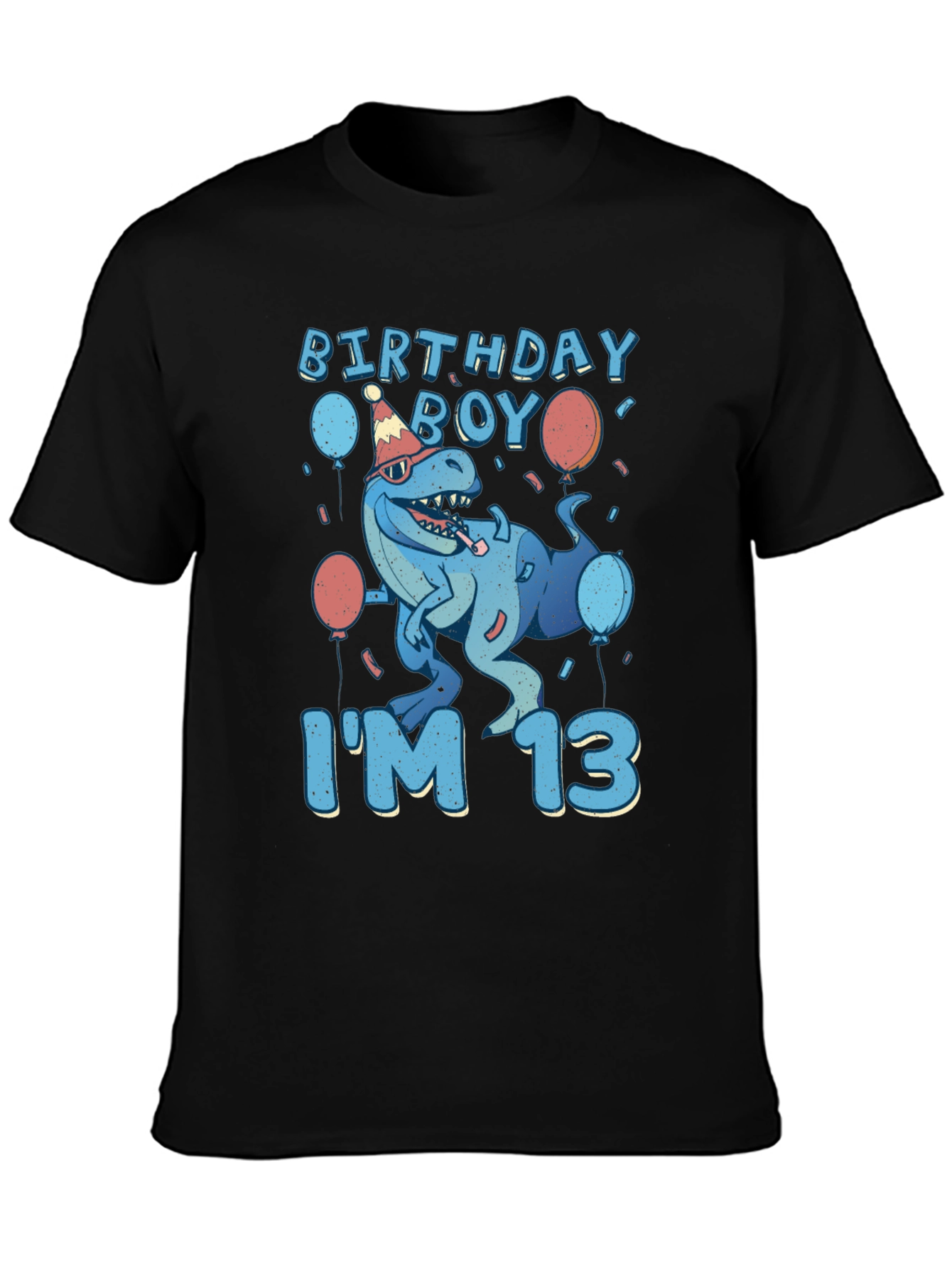 Birthday Boy I'm 13 T-Rex T-Shirt - 3