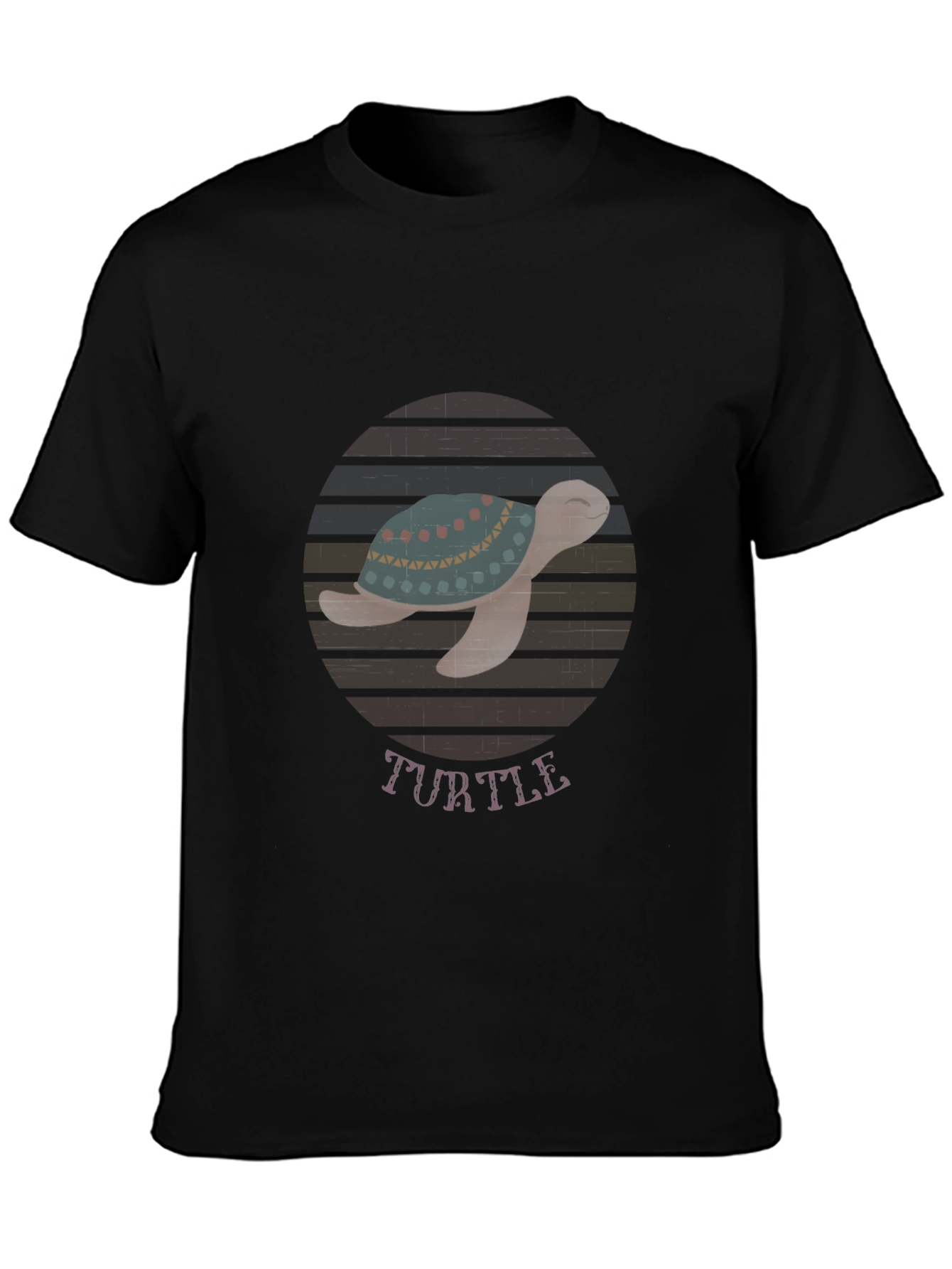 Black Turtle Graphic T-Shirt - Unisex view 3