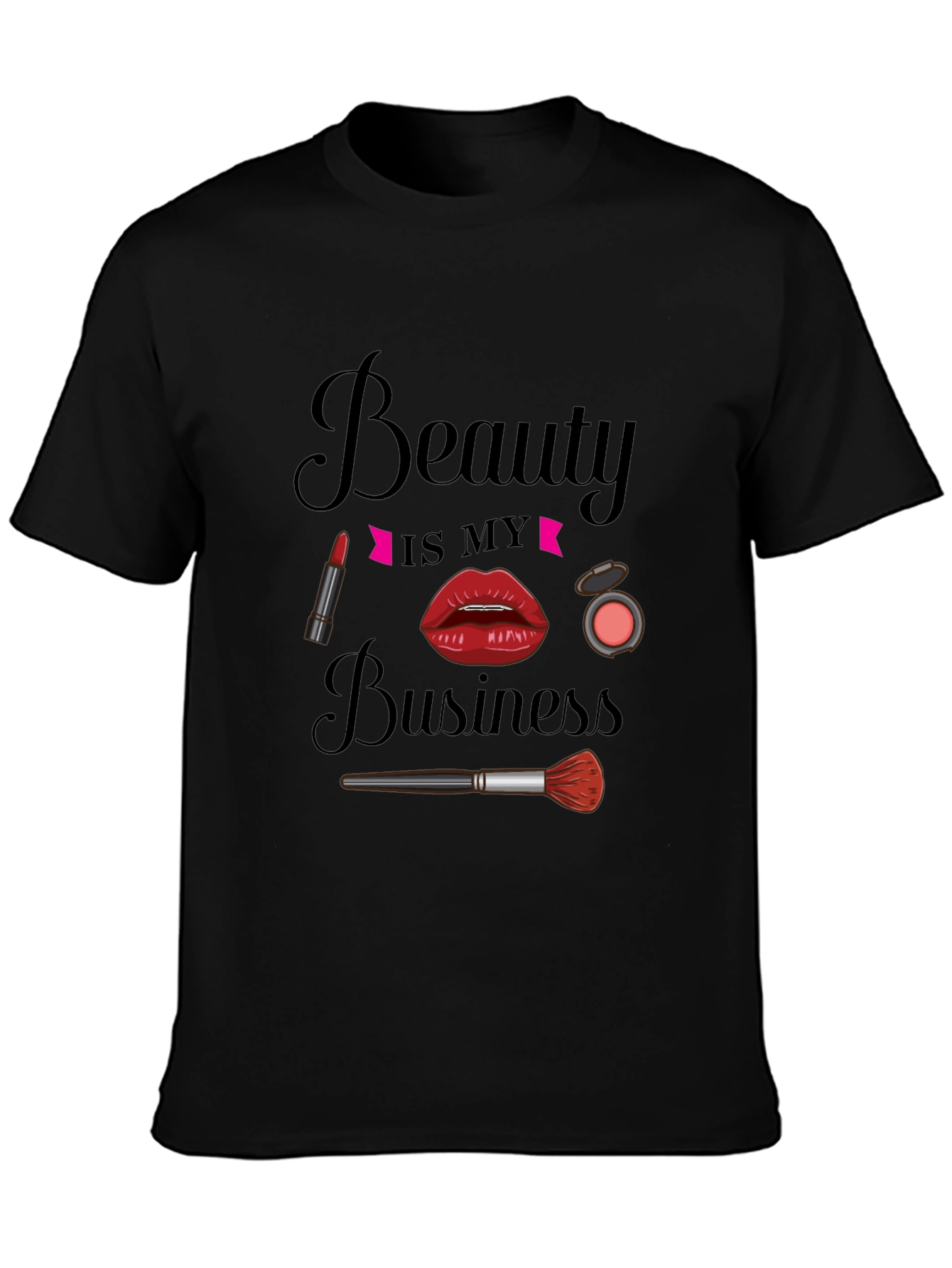 Black Beauty Is My Business Black T-Shirt view 3