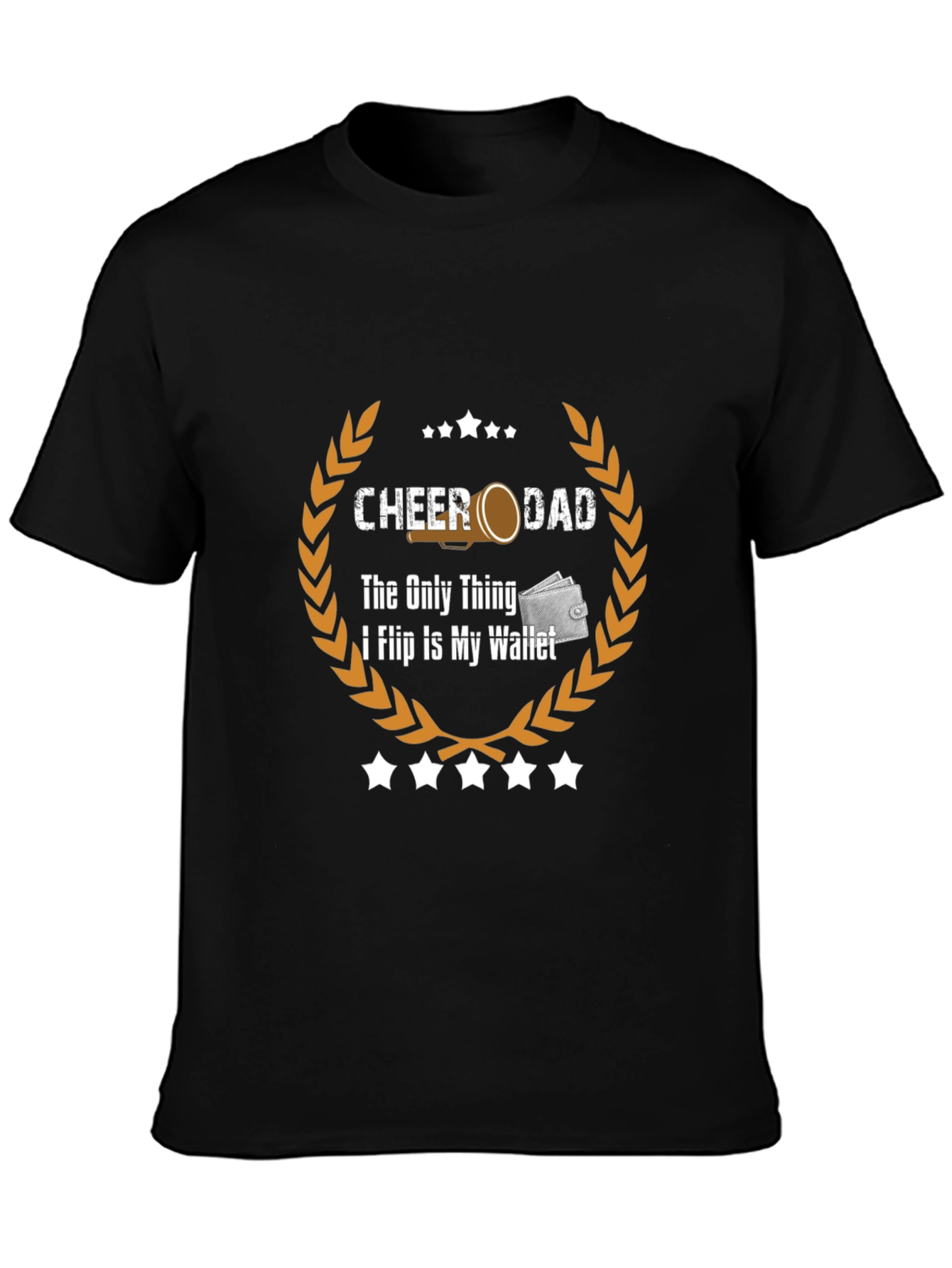 Cheer Dad Wallet Flip T-Shirt - 3