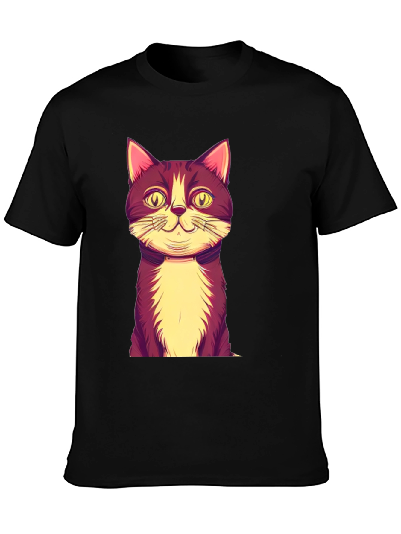 Black Cat Graphic Print Tee view 3