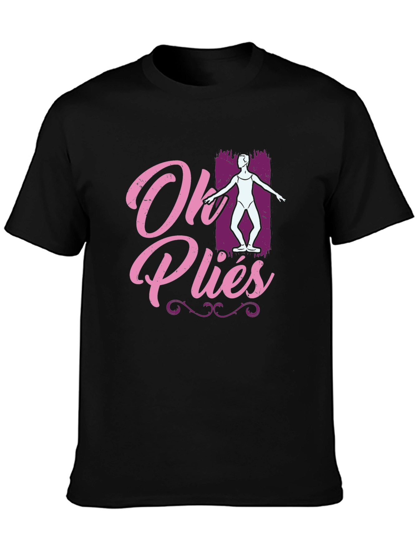 Black Oh Pliés Ballet T-Shirt - Dance Apparel view 3