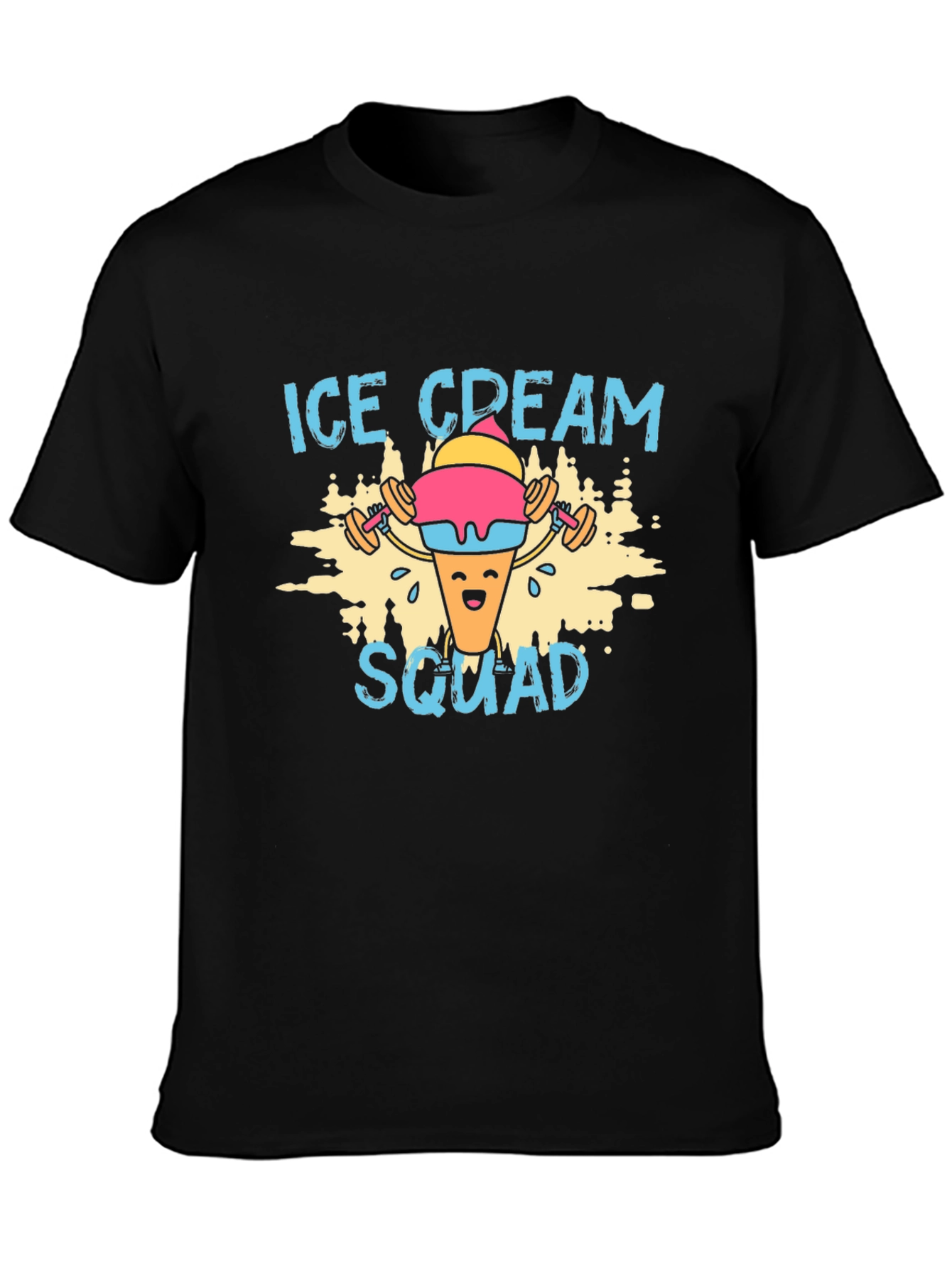 Ice Cream Squad Graphic T-Shirt - Gym Humor - 3