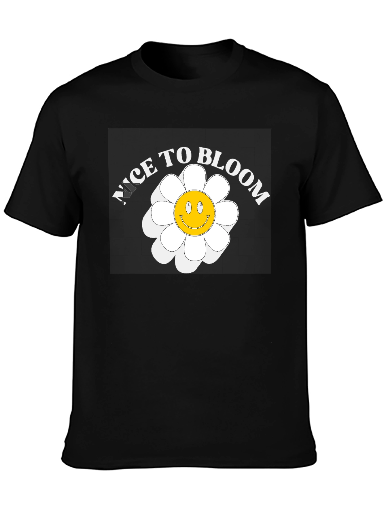 Black Nice to Bloom Graphic T-Shirt view 3