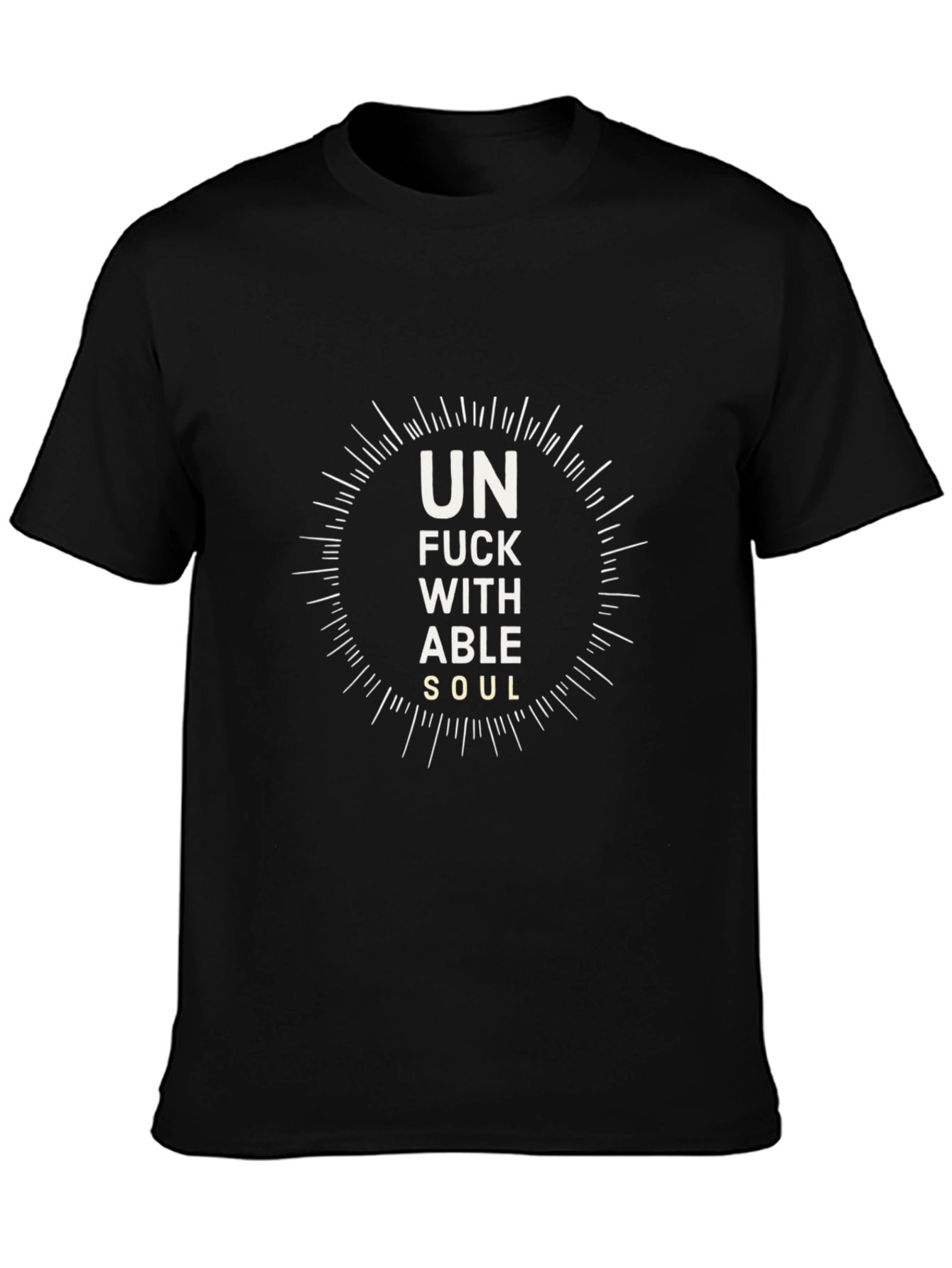 Black Unf*ckwithable Soul Graphic Tee - Black view 3