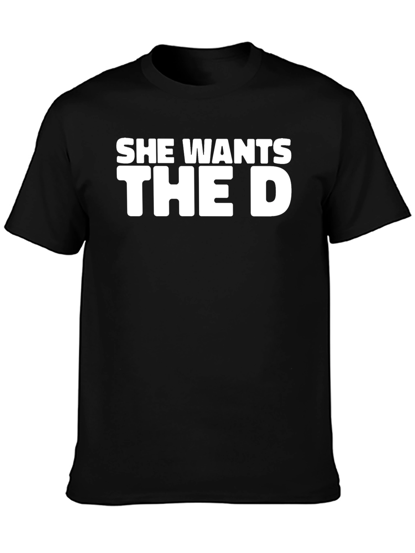 Black She Wants The D Graphic Novelty T-Shirt view 3